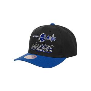 Mitchell & Ness Orlando Magic Script Pro Hardwood Classic Snapback-Black/Blue