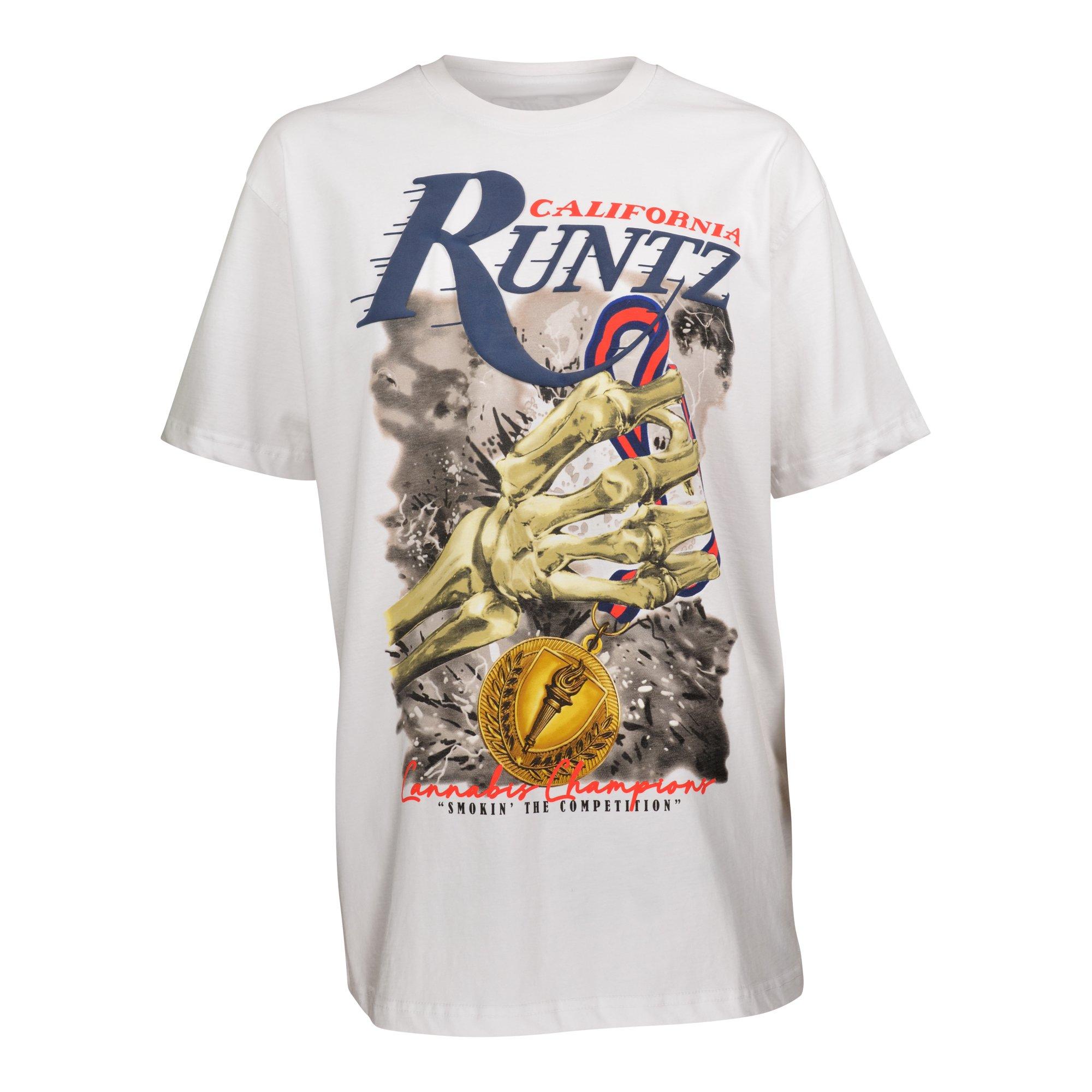 Runtz Men's Take The Gold Tee - White - WHITE