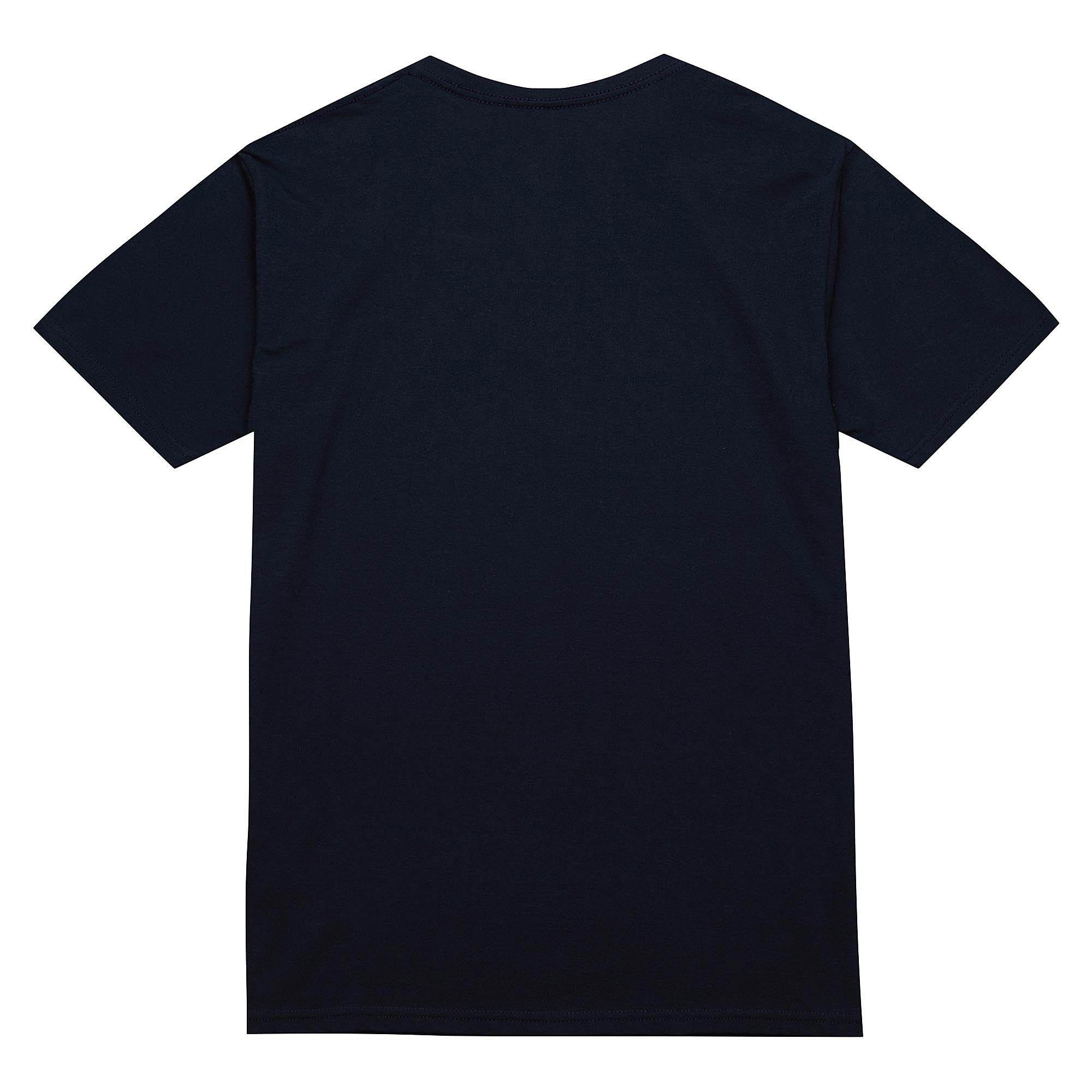 Mitchell & Ness Men's Atlanta Braves Rings Short Sleeve Top - Navy - NAVY Thumbnail View 2