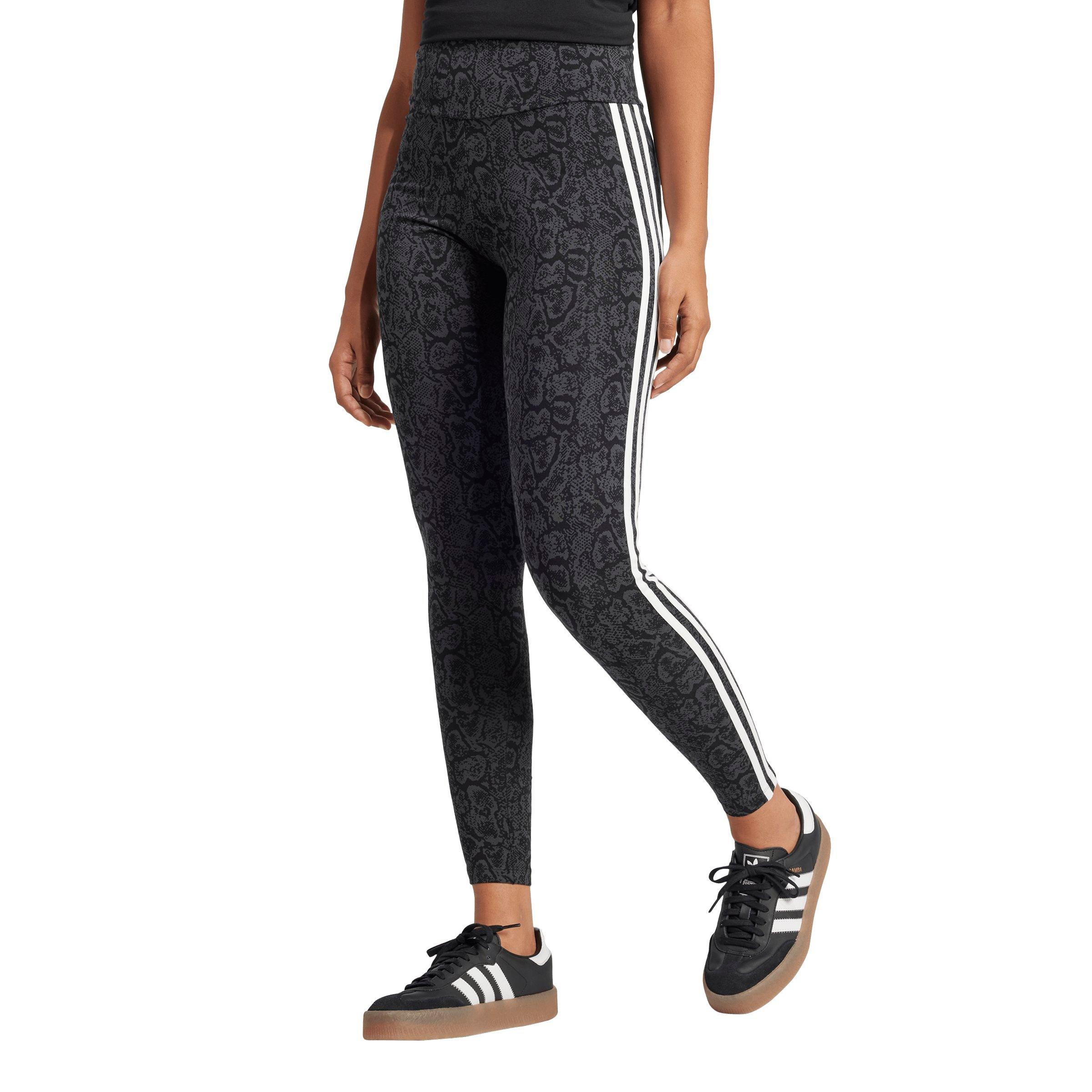 adidas Women's Snake All Over Print Leggings - BLACK Thumbnail View 1