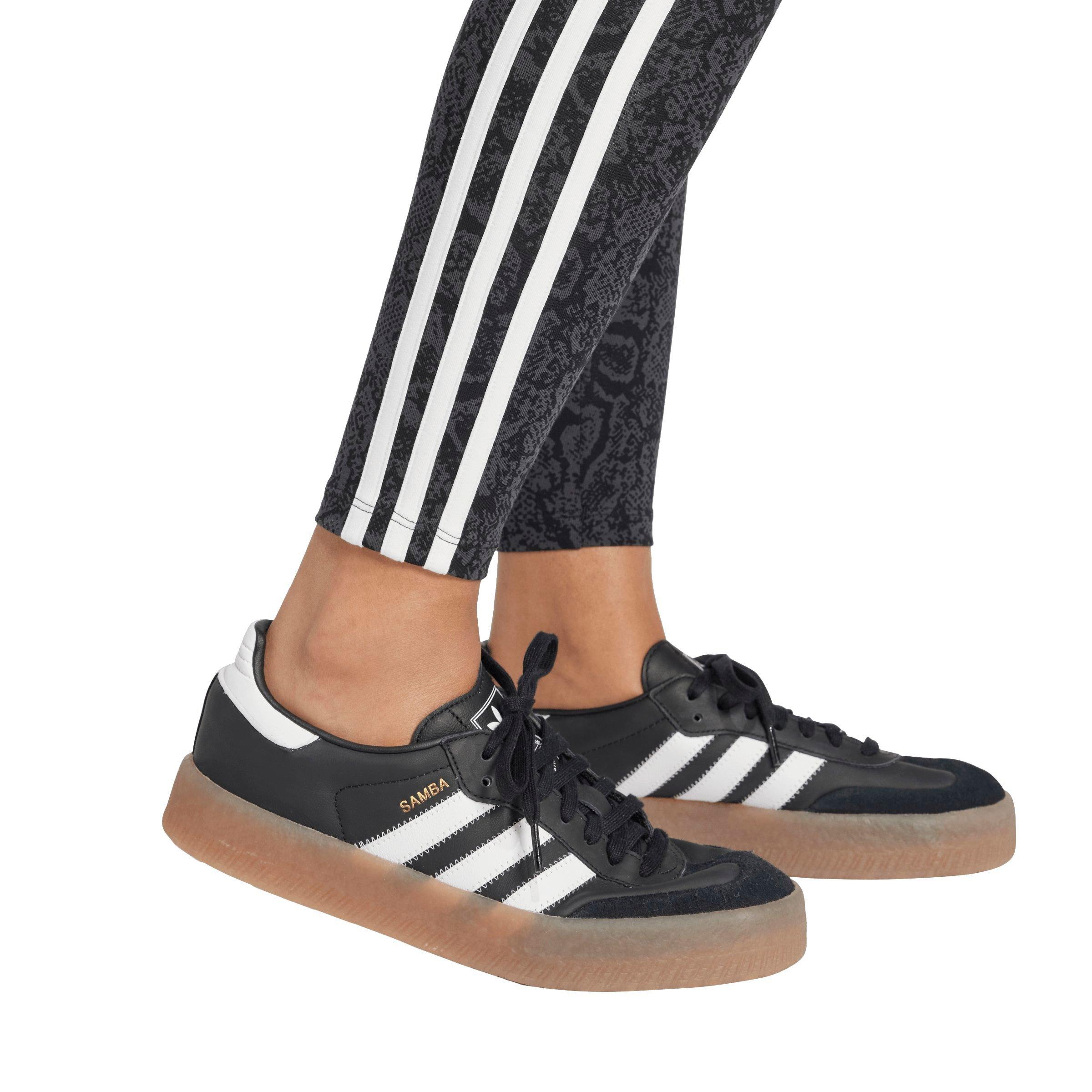 adidas Women's Snake All Over Print Leggings - BLACK Thumbnail View 3