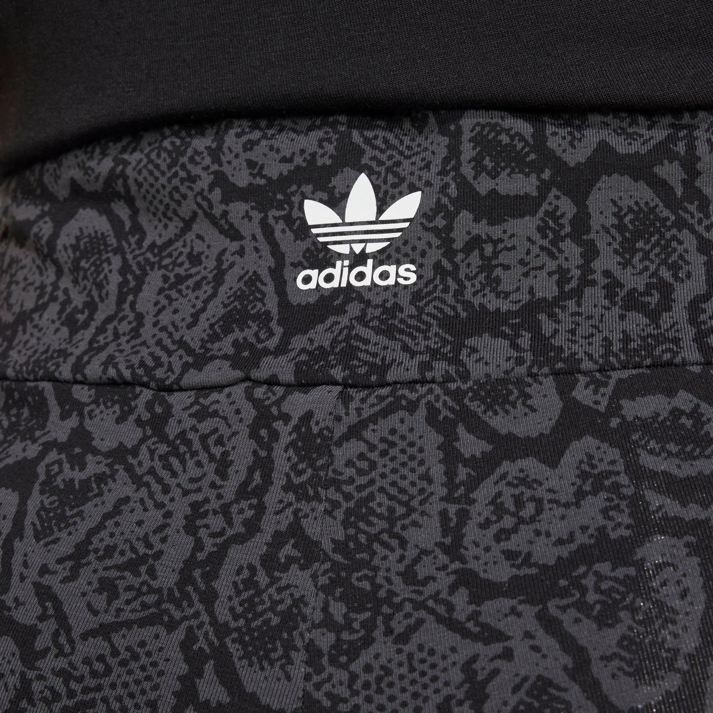 adidas Women's Snake All Over Print Leggings - BLACK Thumbnail View 4