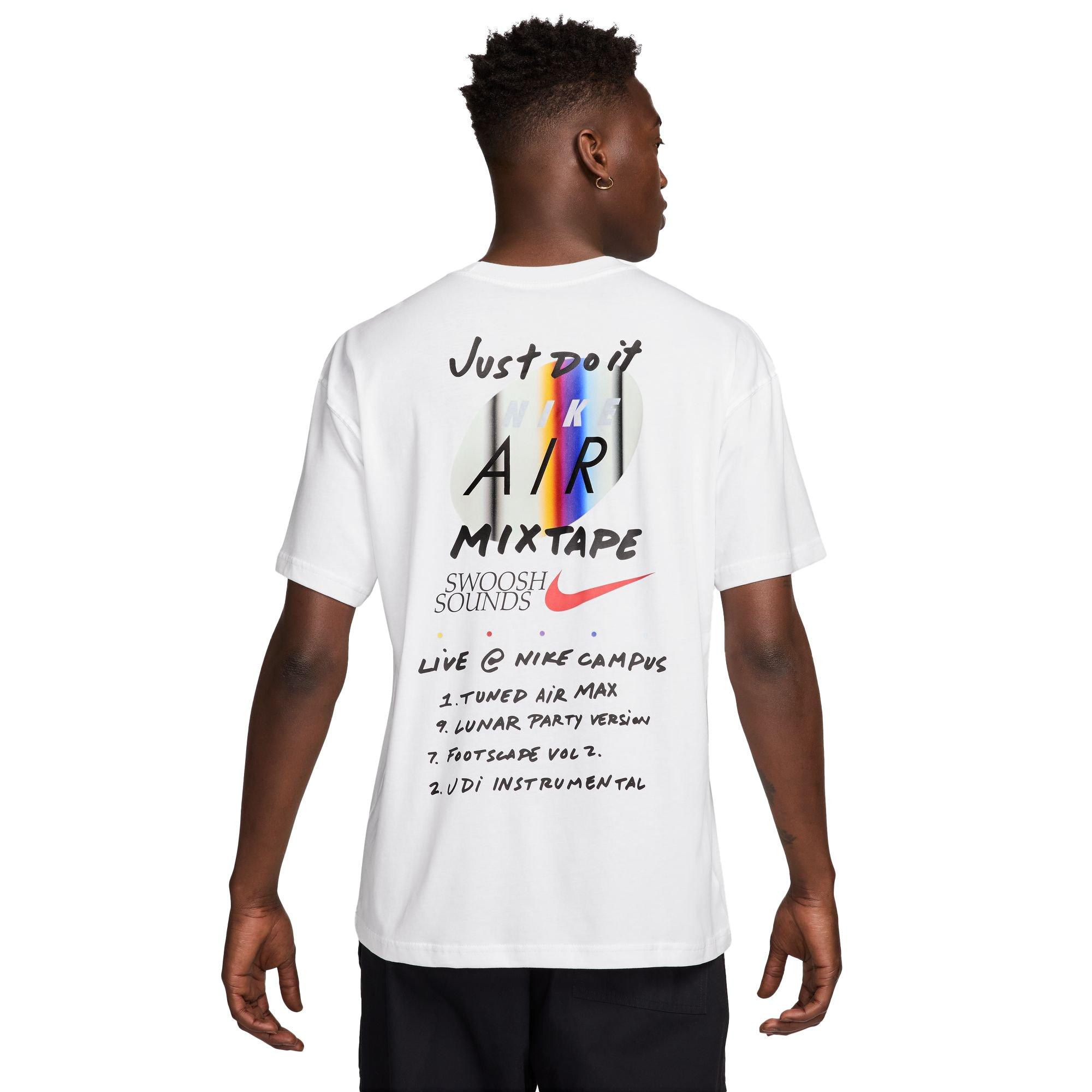 Nike Men's Sportswear M90 Mixtape Tee - White - WHITE Thumbnail View 2