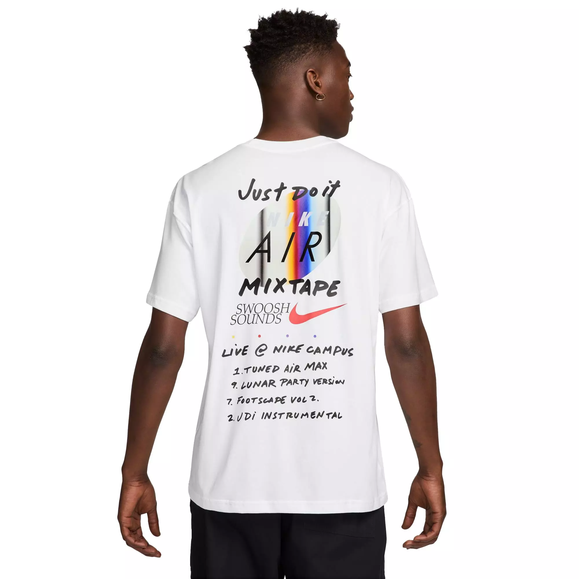 Nike Men's Sportswear M90 Mixtape Tee - White - WHITE