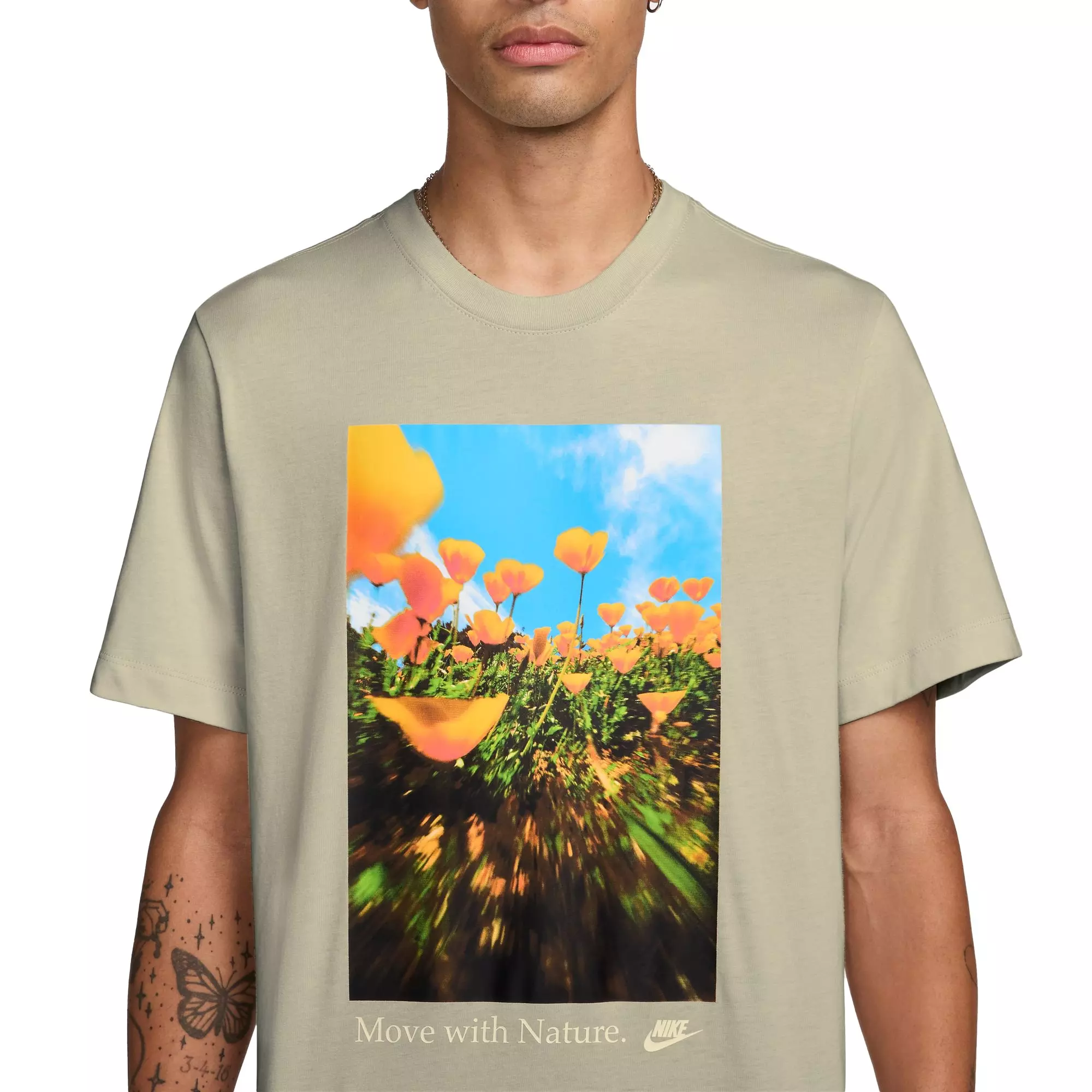 Nike Men's Sportswear Graphic Tee - Brown - BROWN