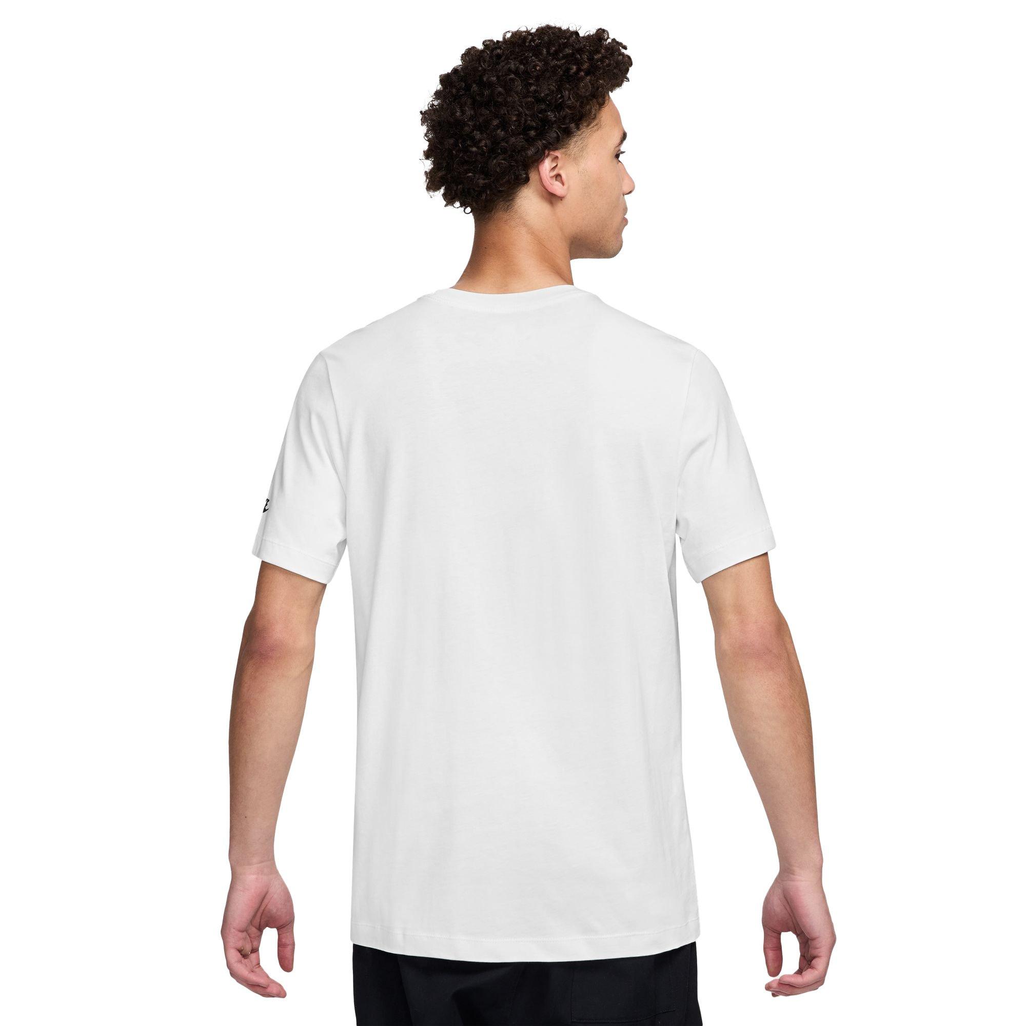 Nike Men's Sportswear Classic Graphic Tee - White - WHITE Thumbnail View 2