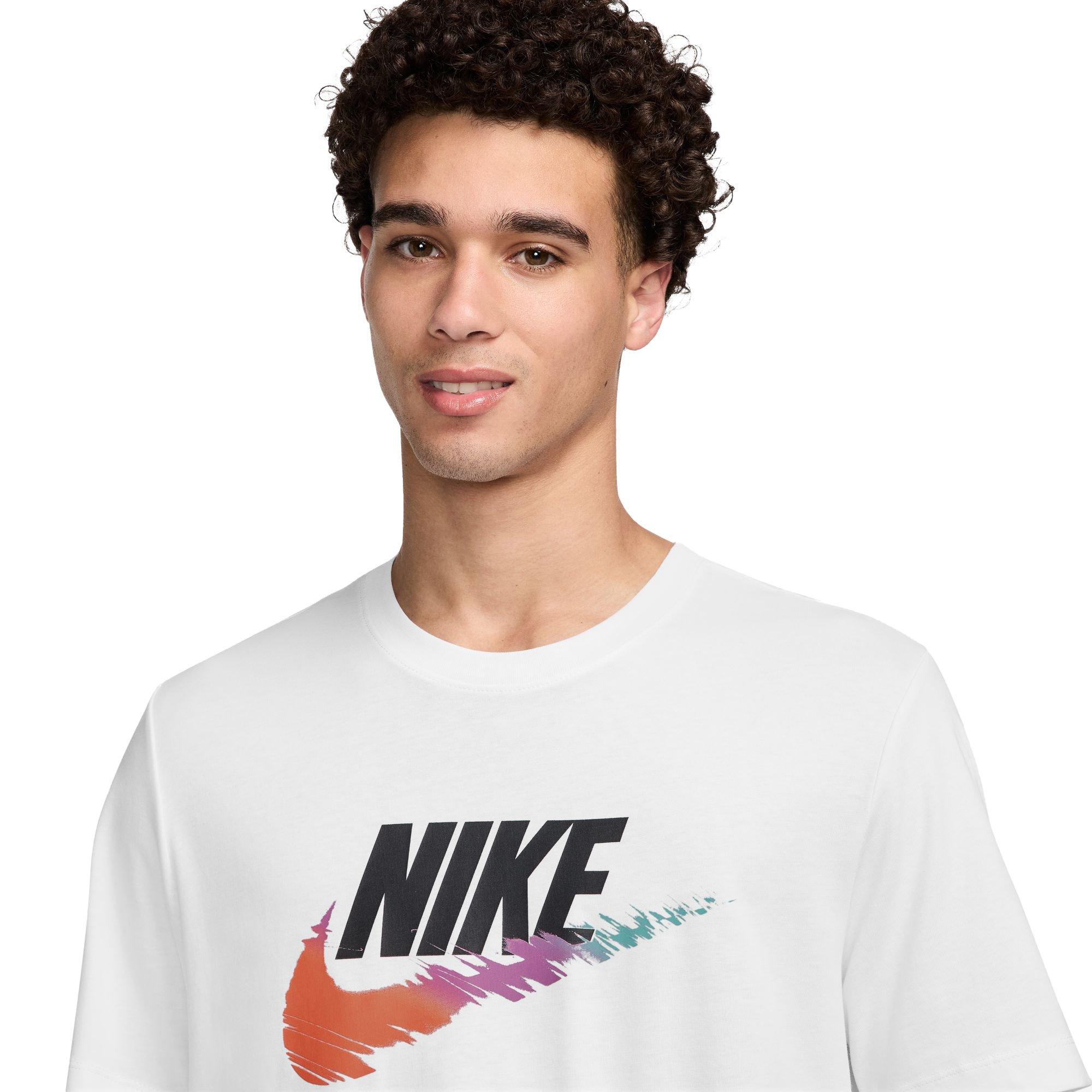 Nike Men's Sportswear Tee-White - WHITE Thumbnail View 3