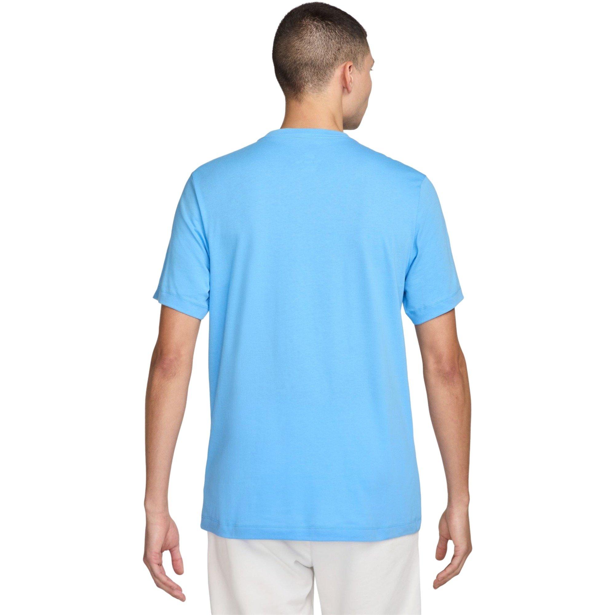 Nike Men's Sportswear Club Tee-Blue - BLUE Thumbnail View 2