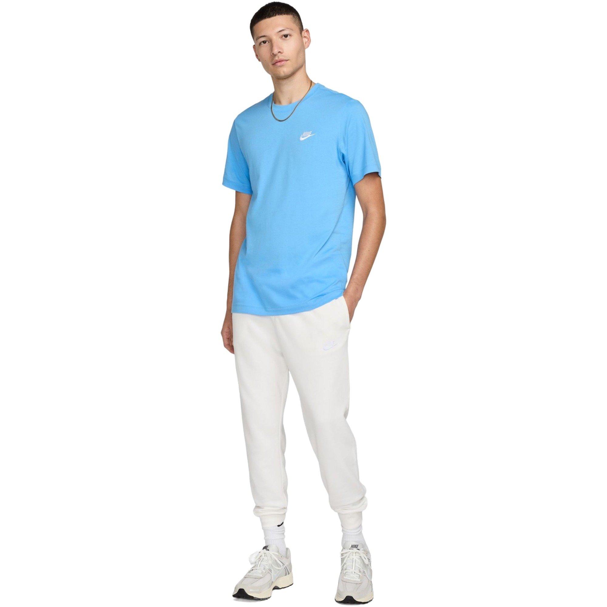 Nike Men's Sportswear Club Tee-Blue - BLUE Thumbnail View 5