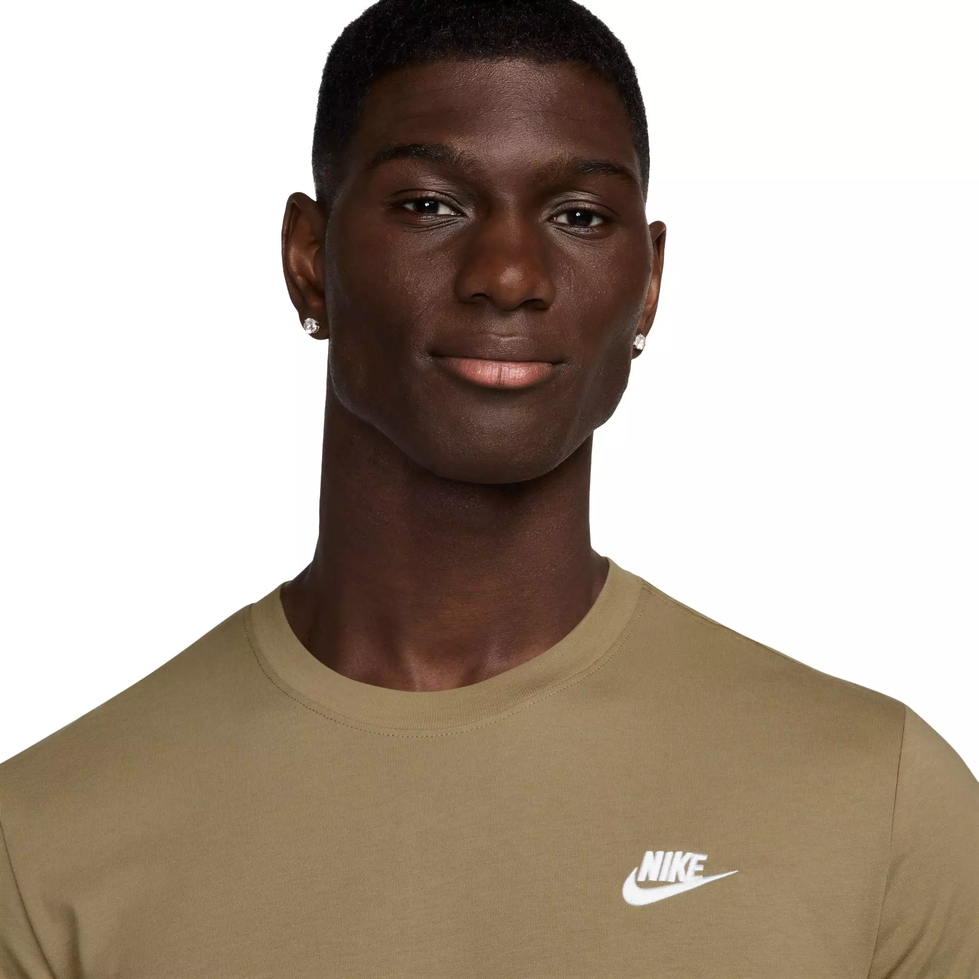 Nike Men's Sportswear Club Tee - Brown - BROWN