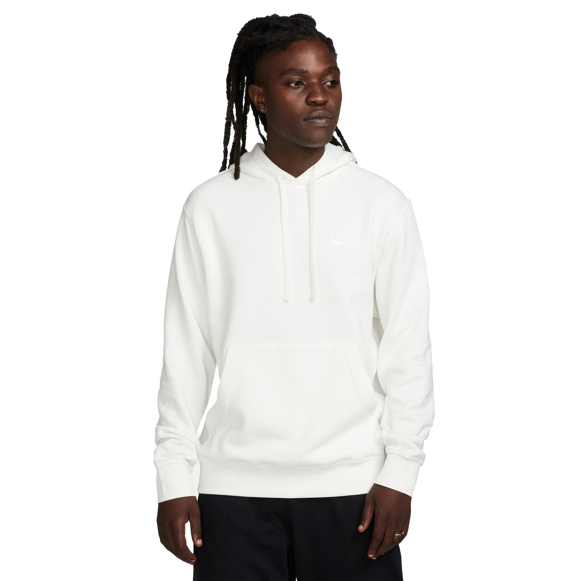 Nike Men's Sportswear Club Fleece Pullover Hoodie - Sail - SAIL Thumbnail View 1