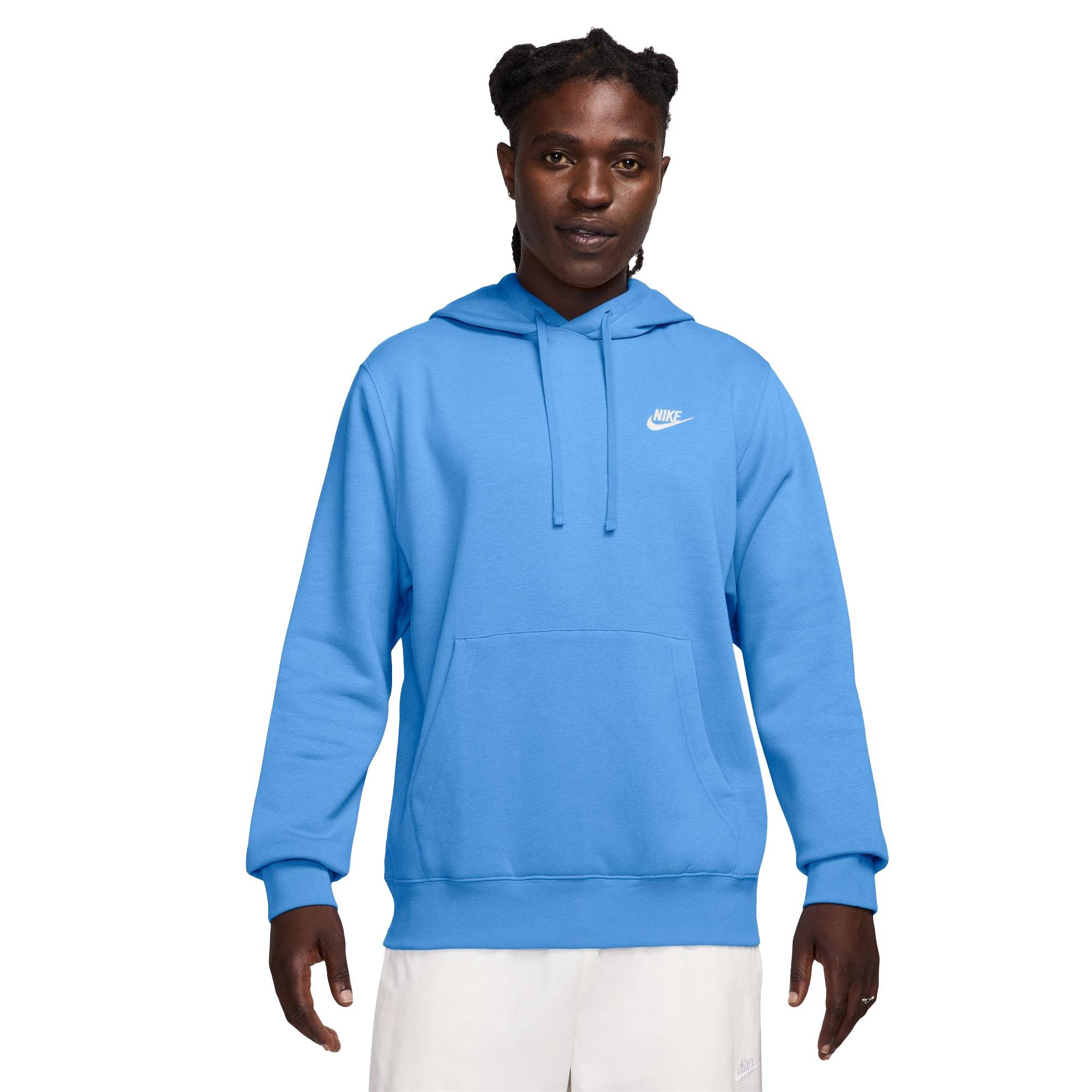 Nike Men's Sportswear Club Fleece Pullover Hoodie - BLUE