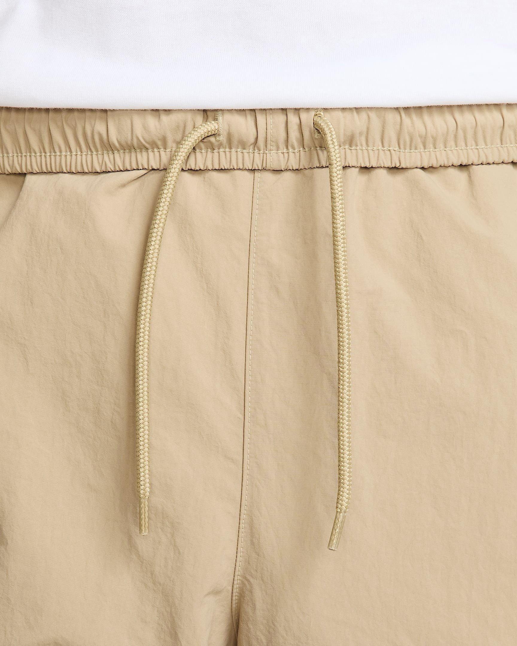Nike Men's Club Woven Cargo Parachute Pants -Beige - BEIGE Thumbnail View 3