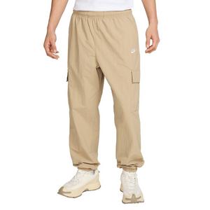 Nike Men's Club Woven Cargo Parachute Pants -Beige