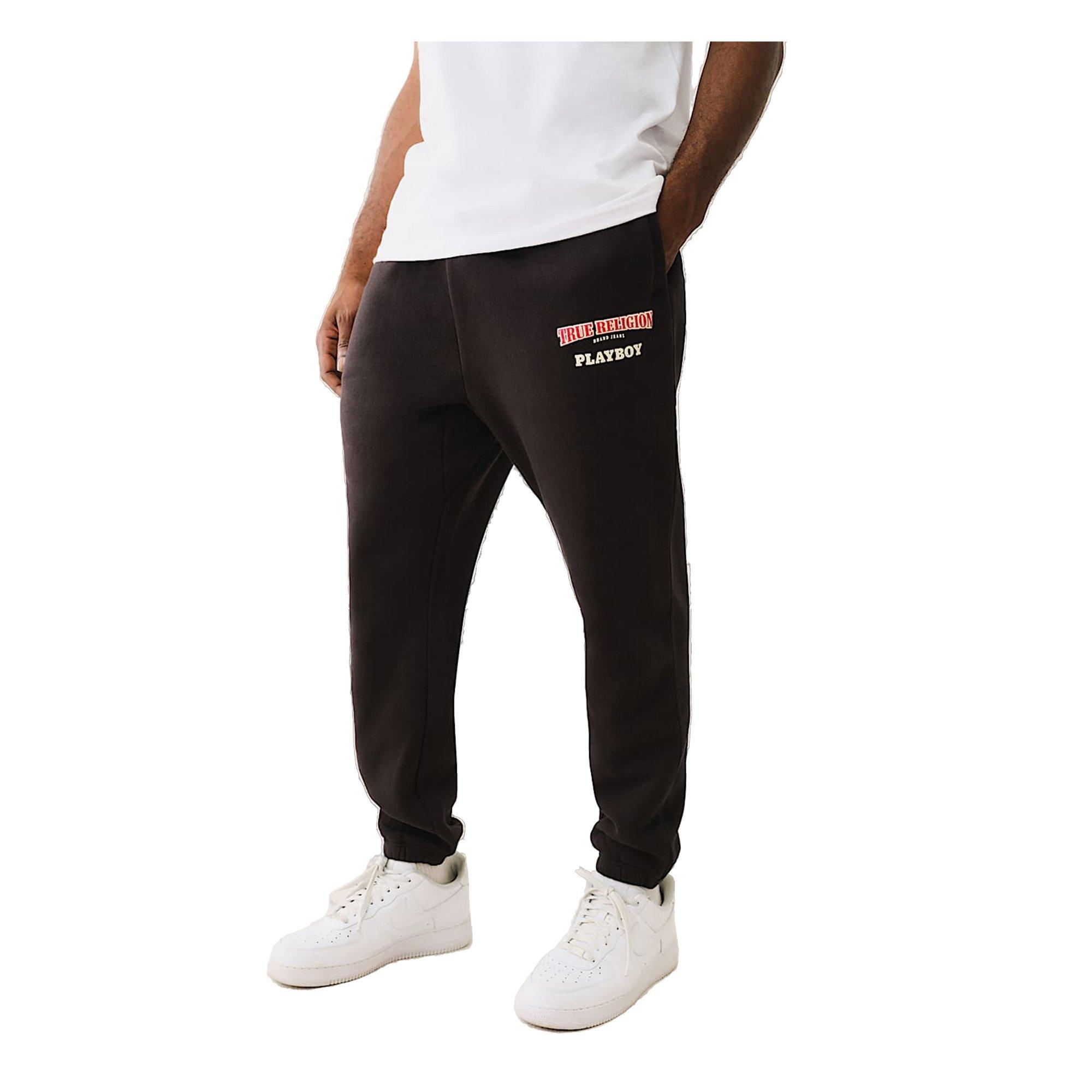 True Religion Men's x Playboy Joggers - BLACK