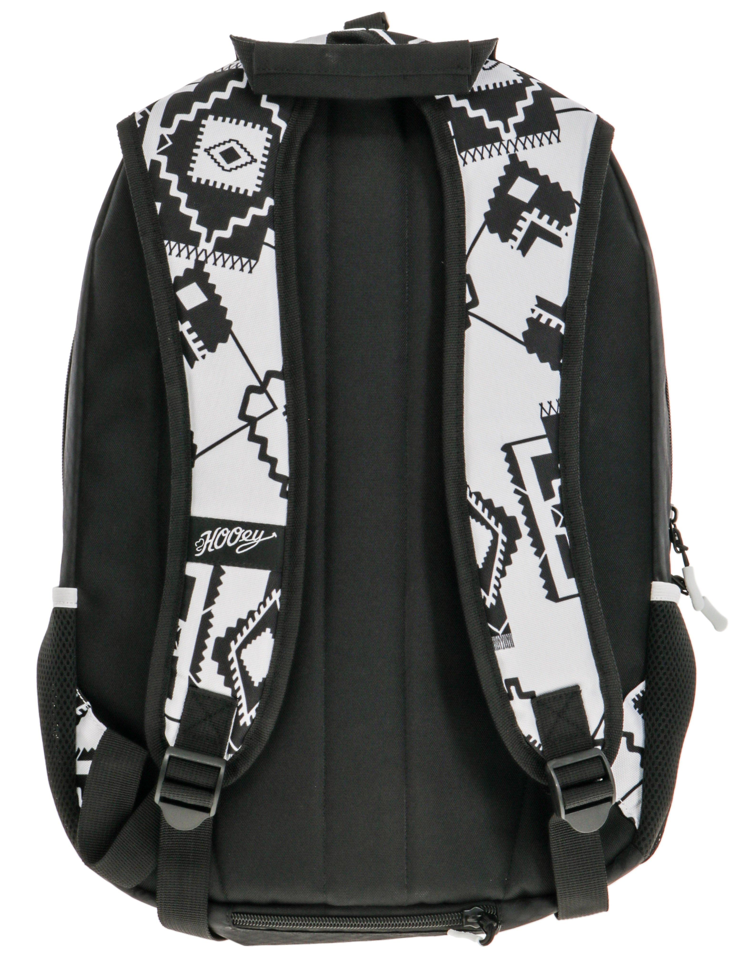 Hooey Rockstar Aztec Backpack - Black/White - BLACK/WHITE Thumbnail View 2