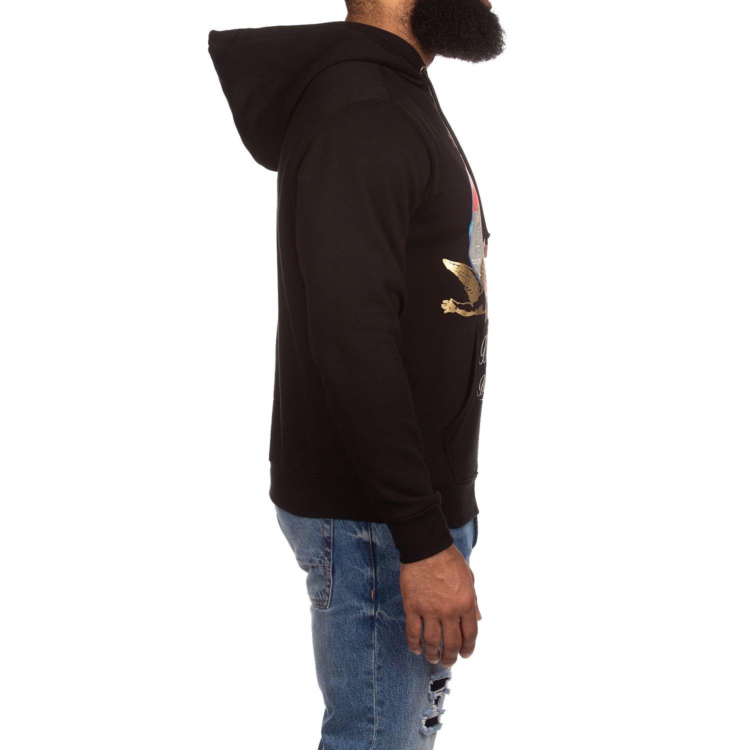 AKOO Cherubs Men's Black Hoodie