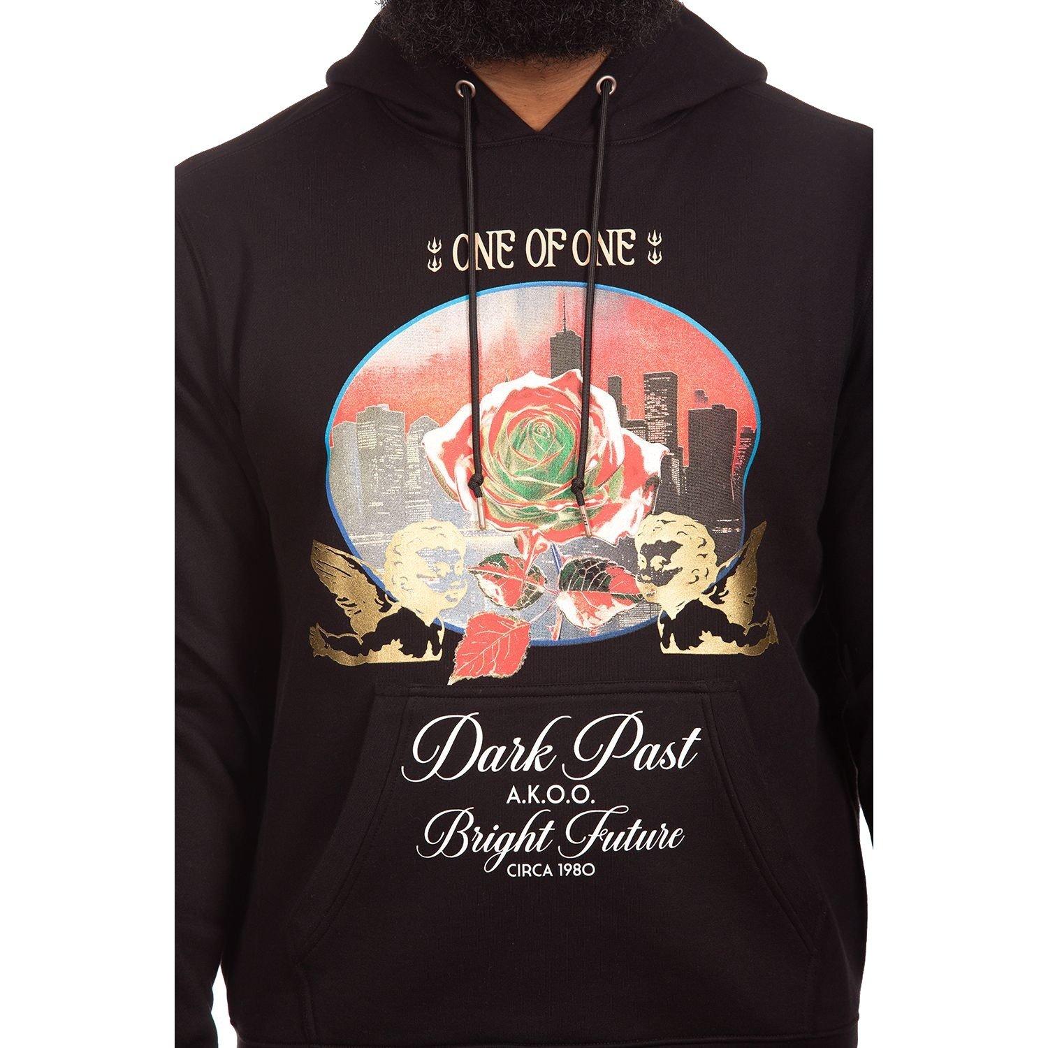 AKOO Cherubs Men's Black Hoodie
