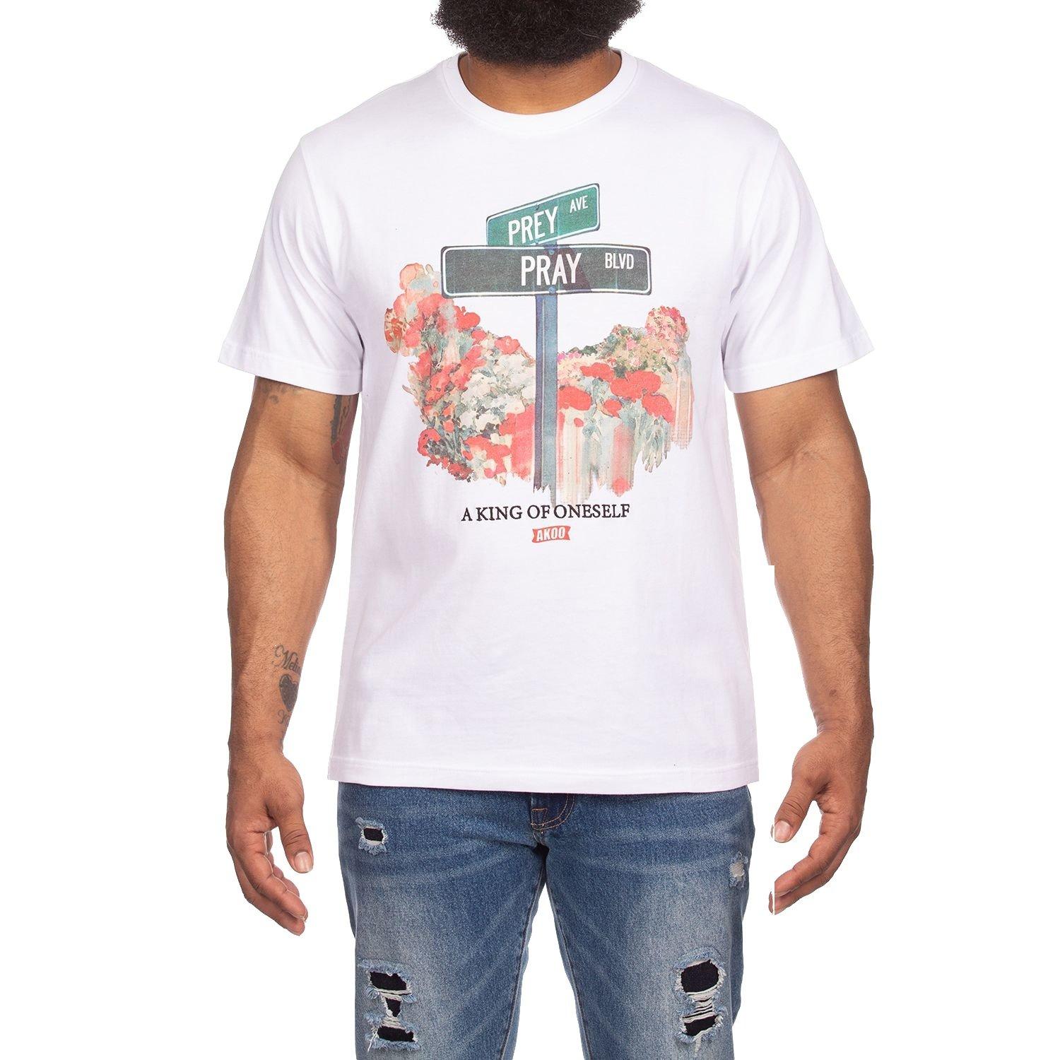 AKOO Men's Snapshot Tee - White - WHITE