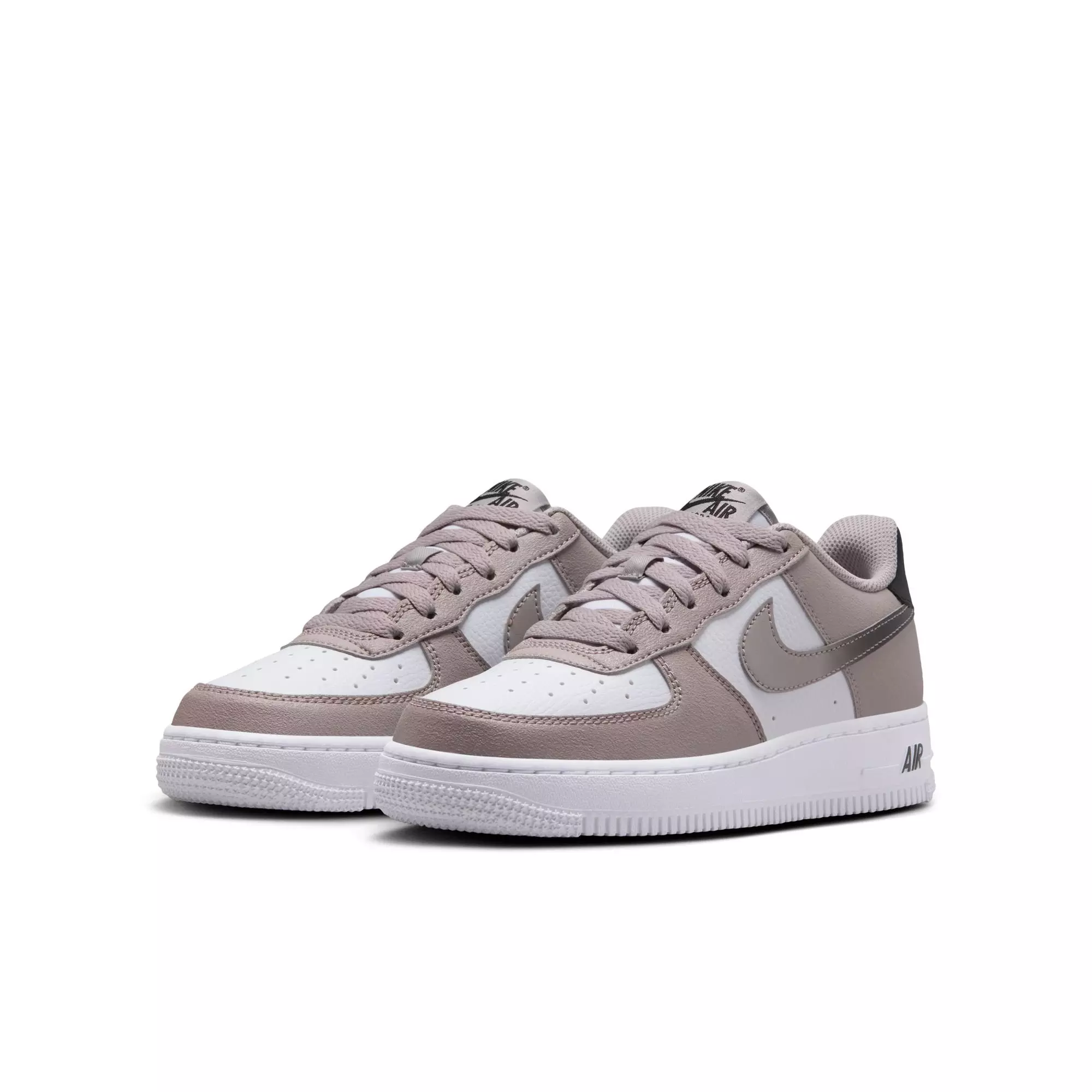 Nike Air Force 1 "College Grey/Black/White" Grade School Boys' Shoe - GREY/WHITE