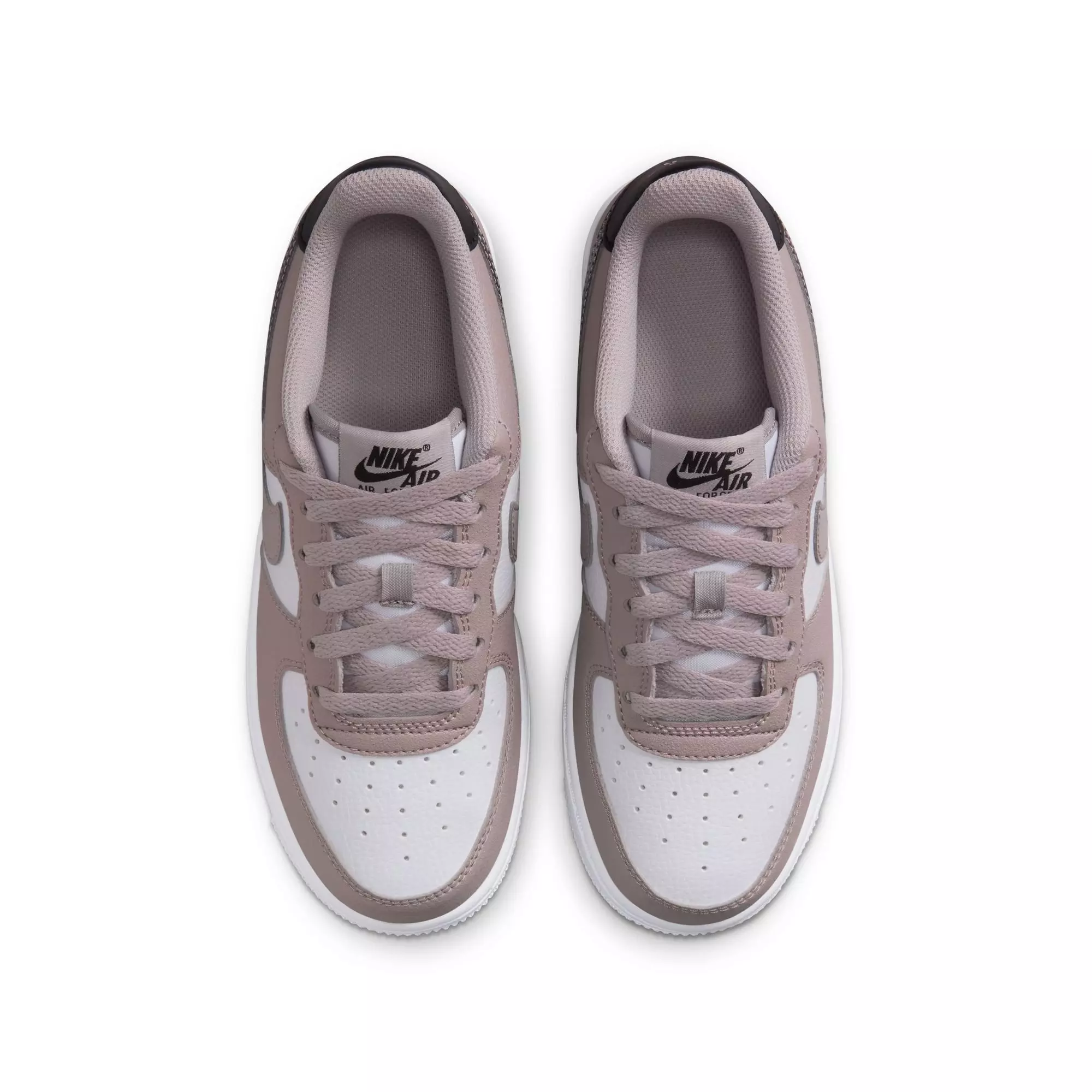 Nike Air Force 1 "College Grey/Black/White" Grade School Boys' Shoe - GREY/WHITE