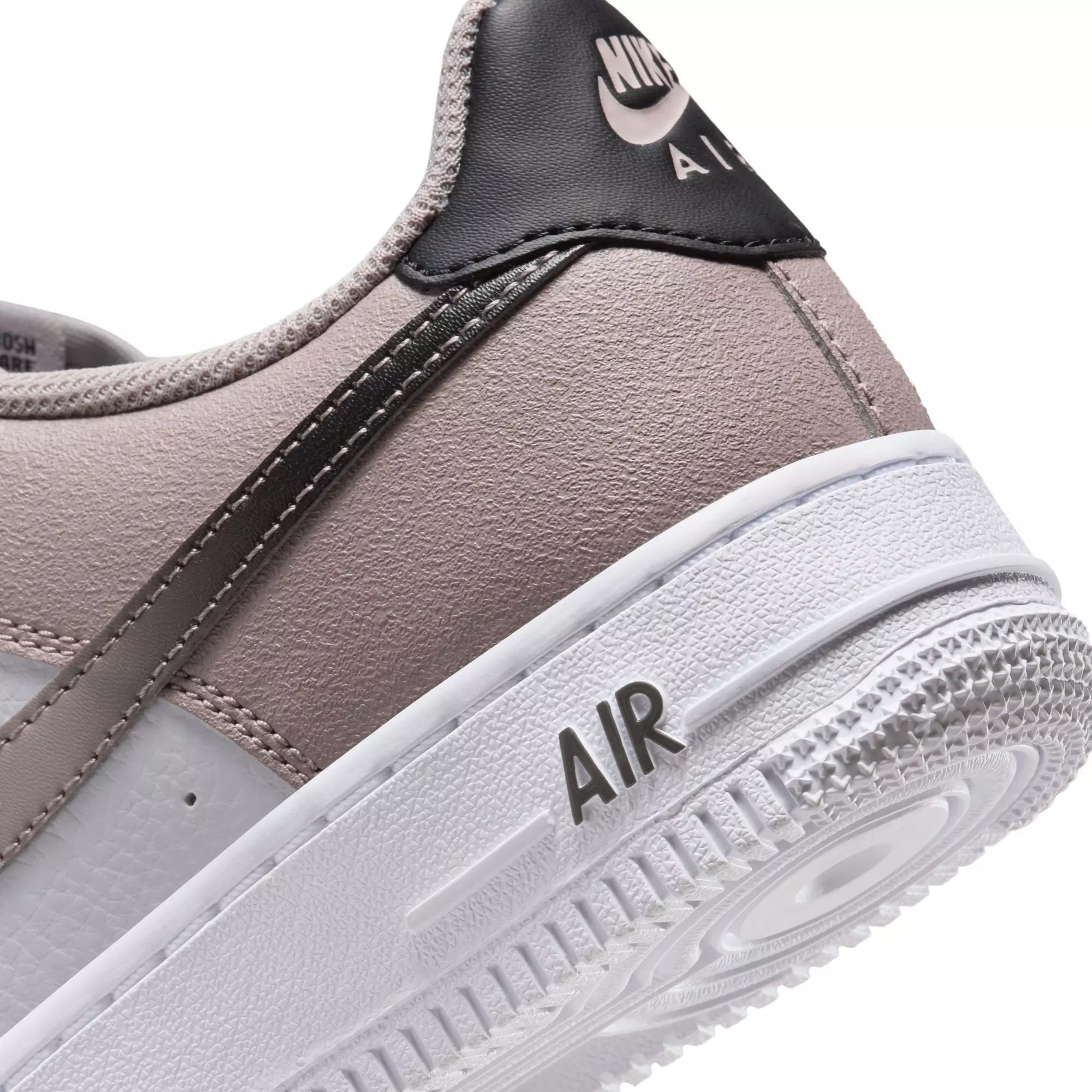 Nike Air Force 1 "College Grey/Black/White" Grade School Boys' Shoe - GREY/WHITE