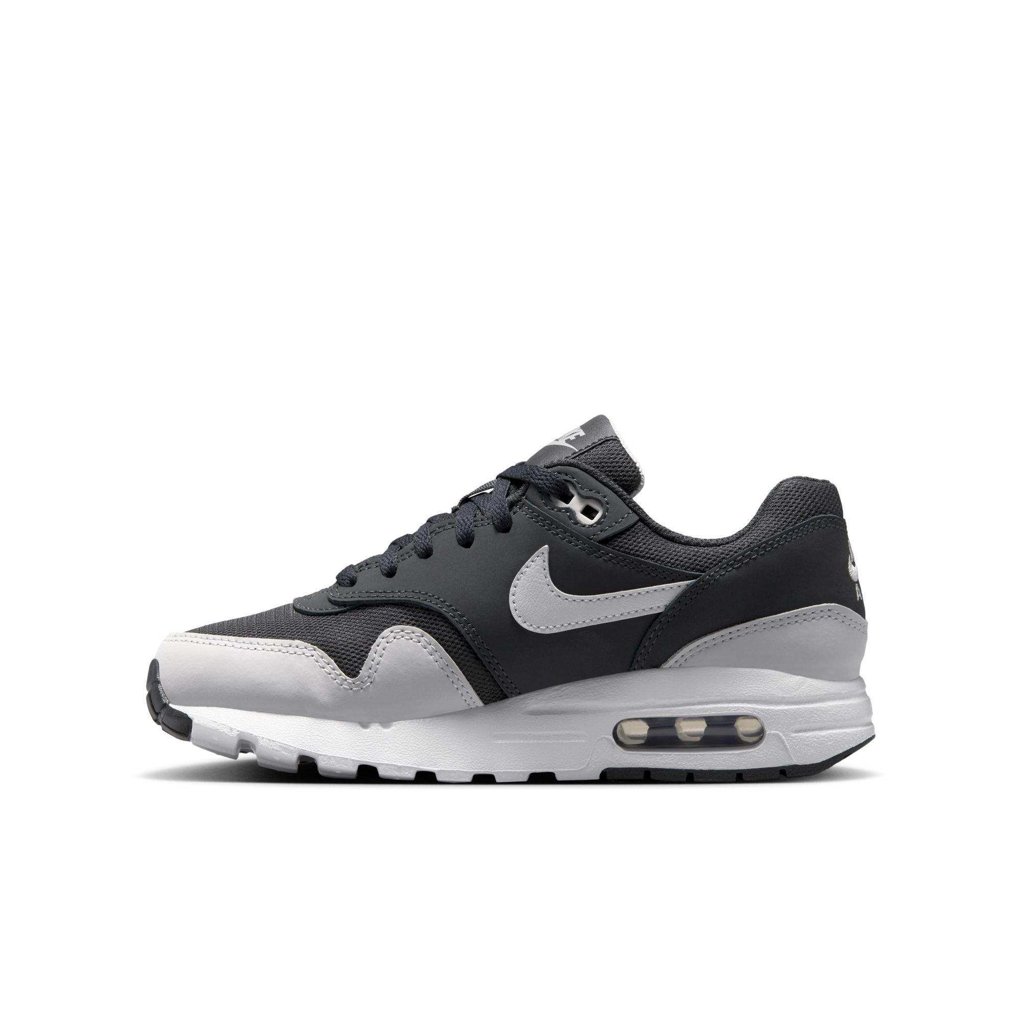 Nike Air Max 1 Grade School Boys' "Off Noir/Vast Grey/White/Black" Shoe