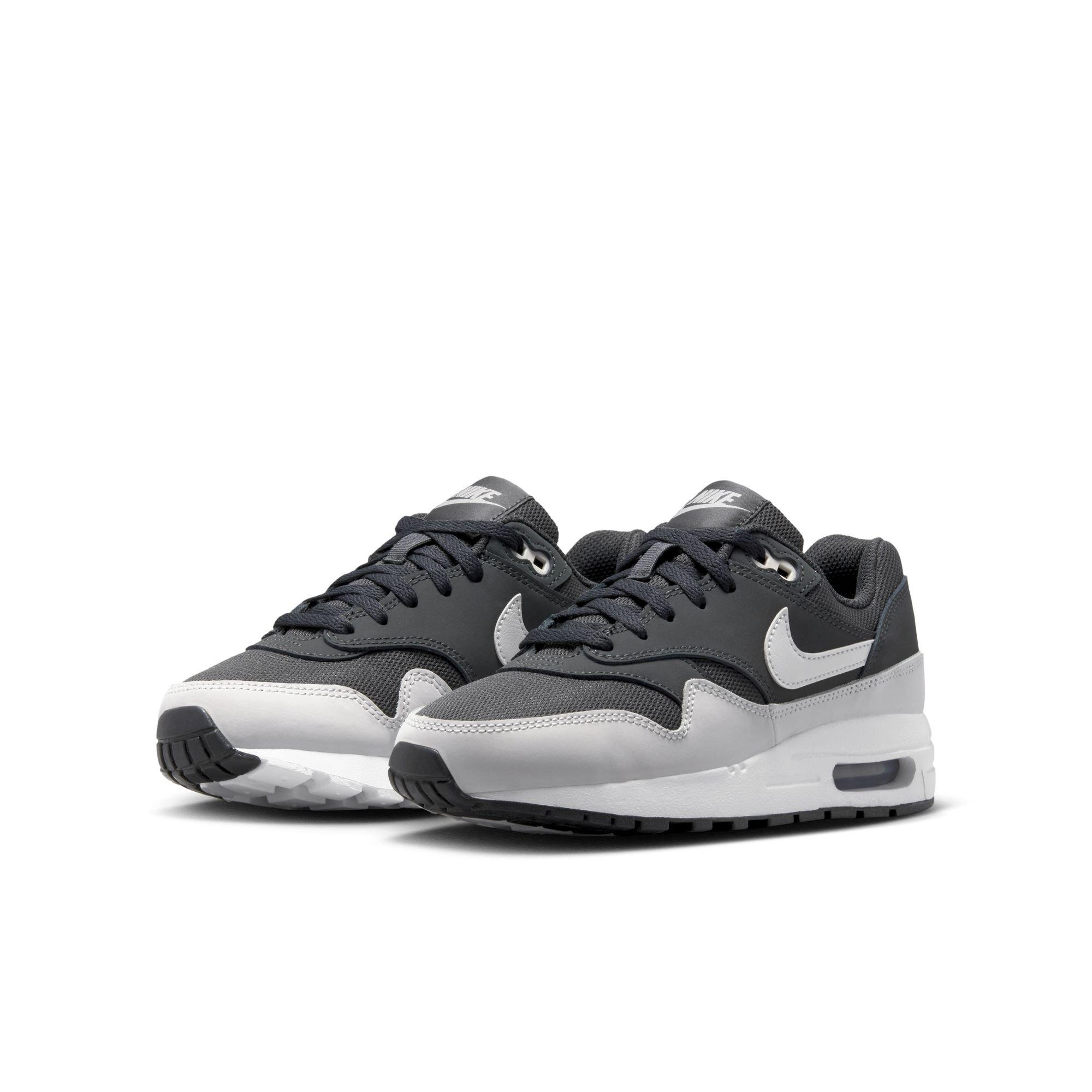 Nike Air Max 1 Grade School Boys' "Off Noir/Vast Grey/White/Black" Shoe