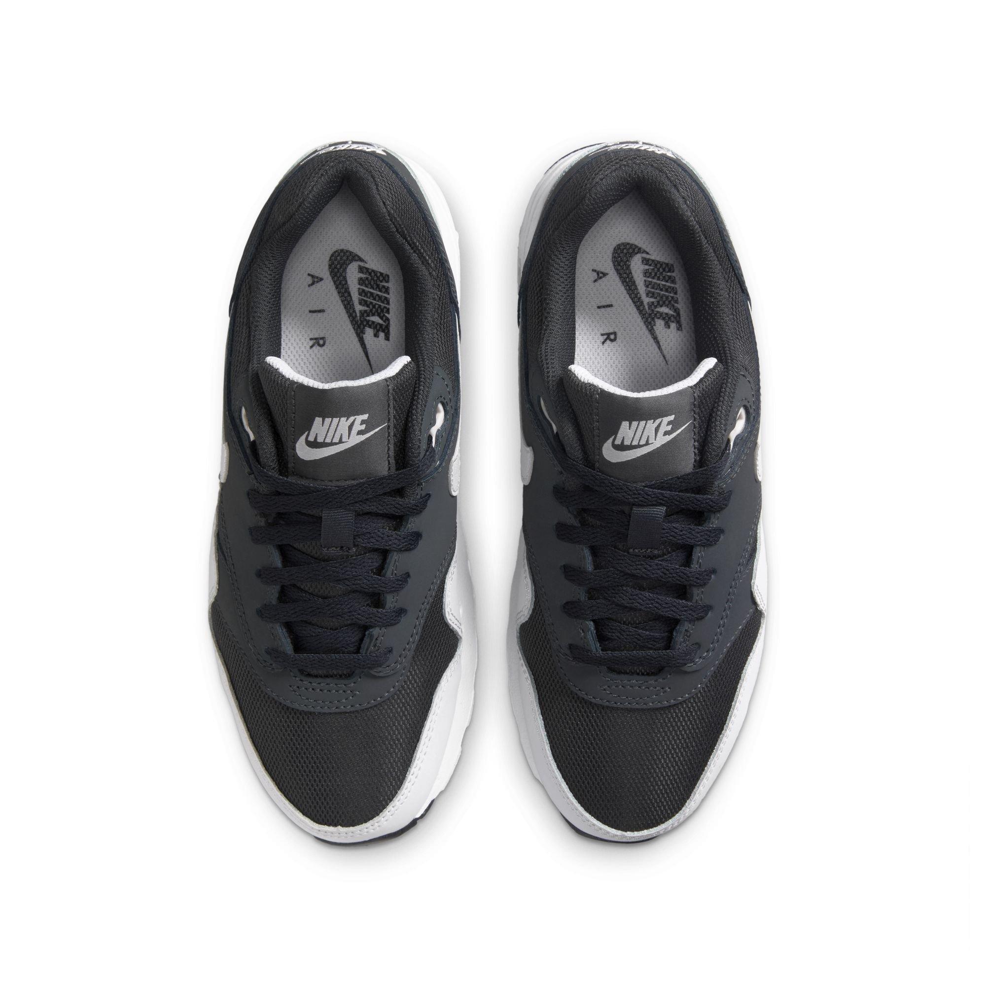 Nike Air Max 1 Grade School Boys' "Off Noir/Vast Grey/White/Black" Shoe