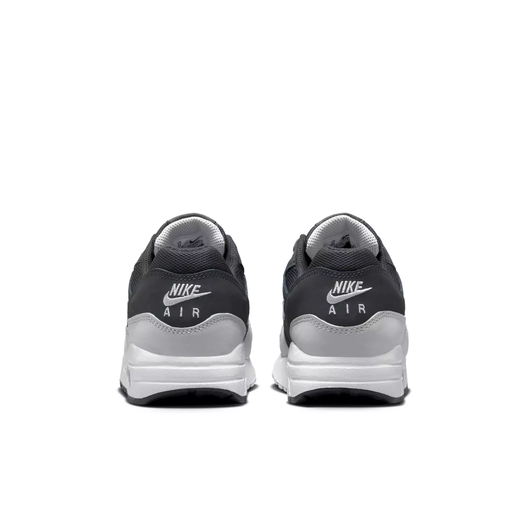 Nike Air Max 1 "Off Noir/Vast Grey/White/Black" Grade School Boys' Shoe - BLACK/GREY/WHITE