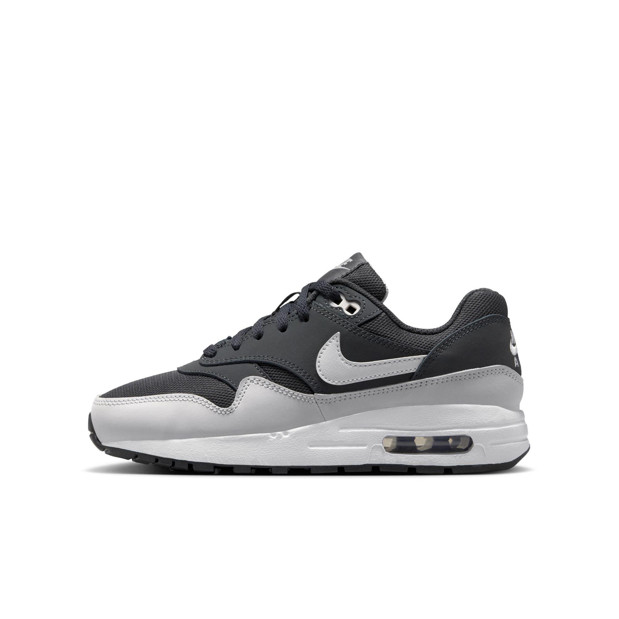 Nike Air Max 1 Preschool Boys' "Off Noir/Vast Grey/White/Black" Shoe