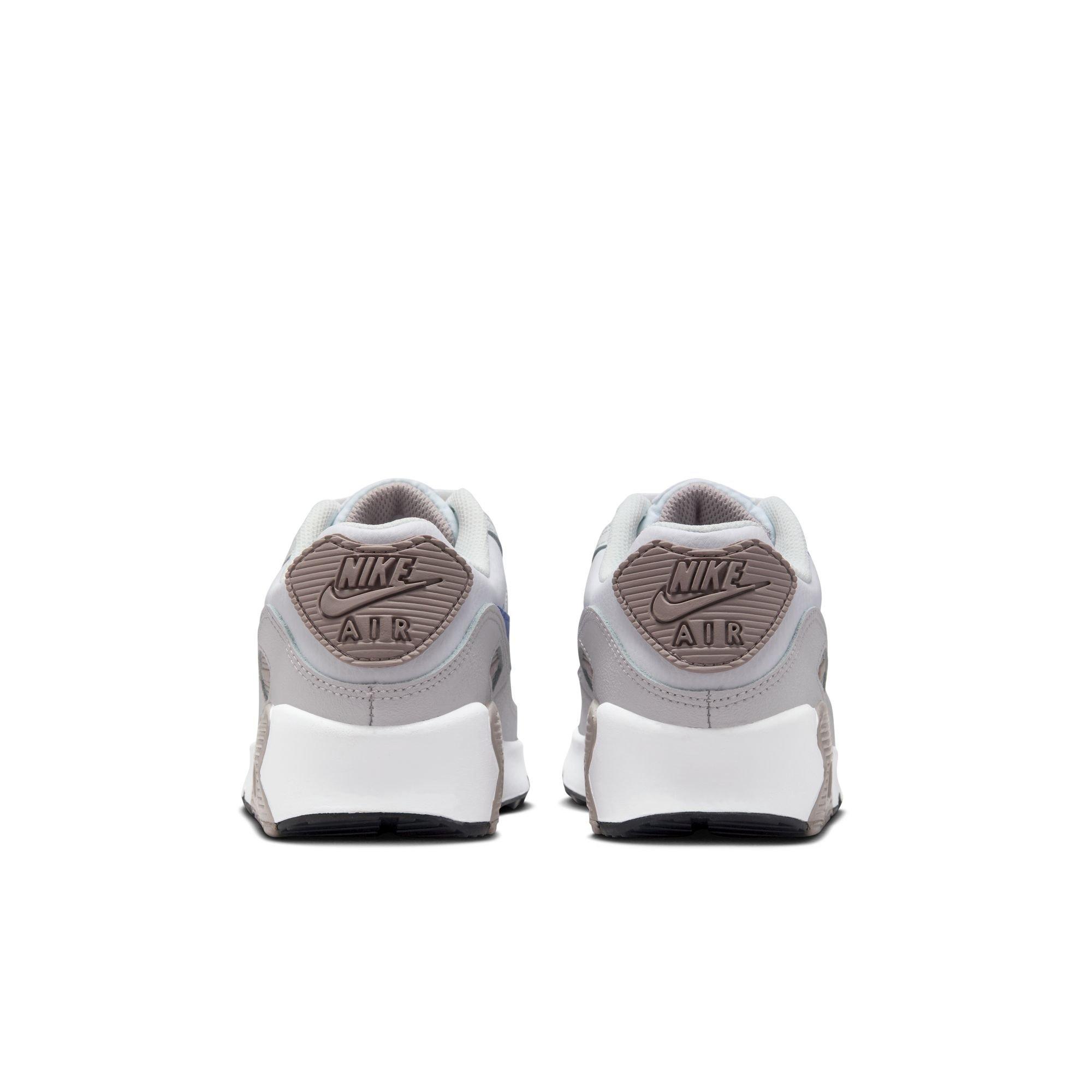 Nike Air Max 90 Grade School Boys' "White/Racer Blue/College Grey" Shoe