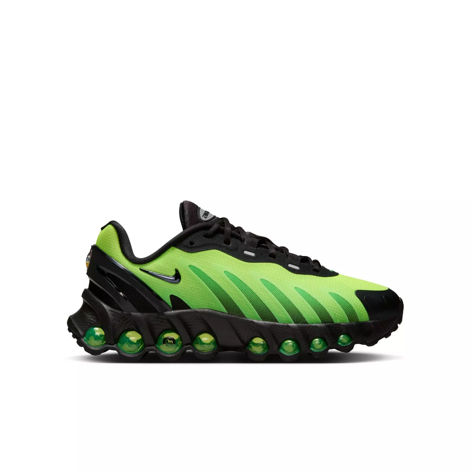 Nike Air Max Dn8 "Volt" Grade School Kids' Shoe - BLACK/GREEN STRIKE/VOLT