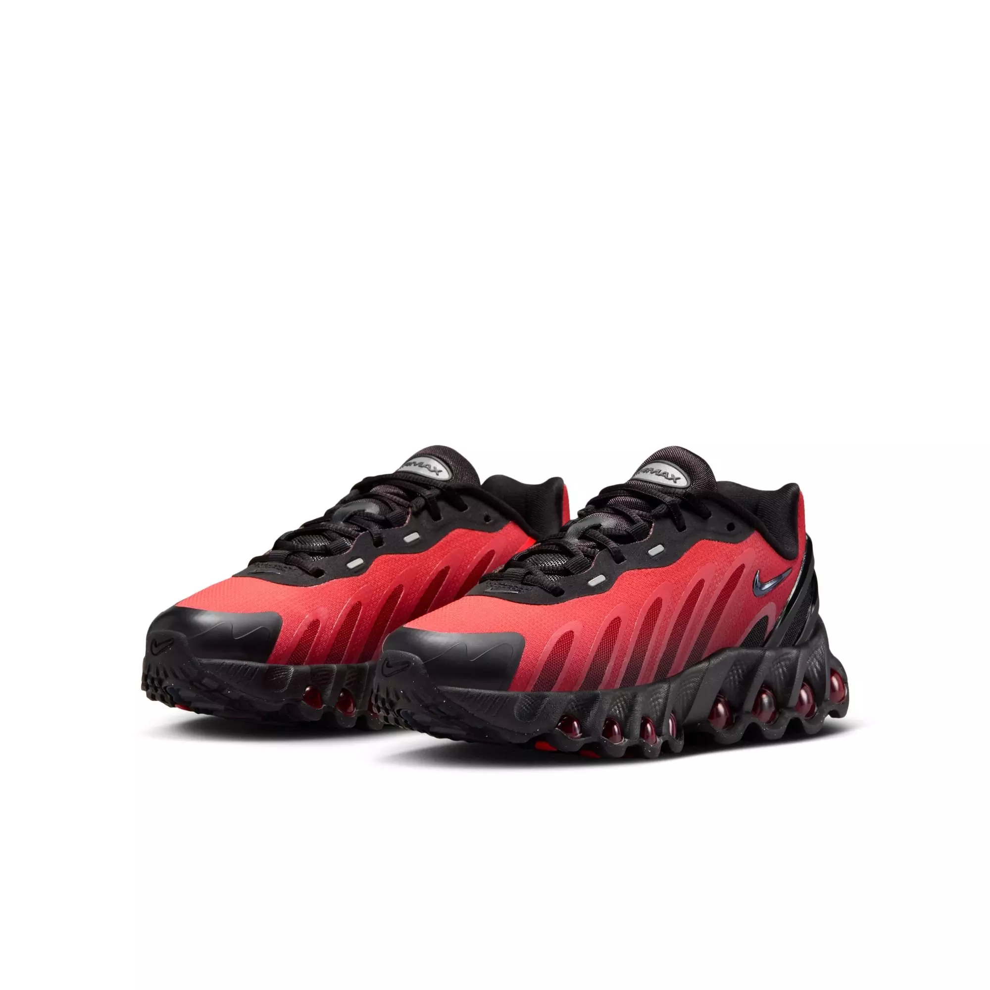 Nike Air Max Dn8 "Bright Crimson" Grade School Kids' Shoe - BLACK/UNIVERSITY RED