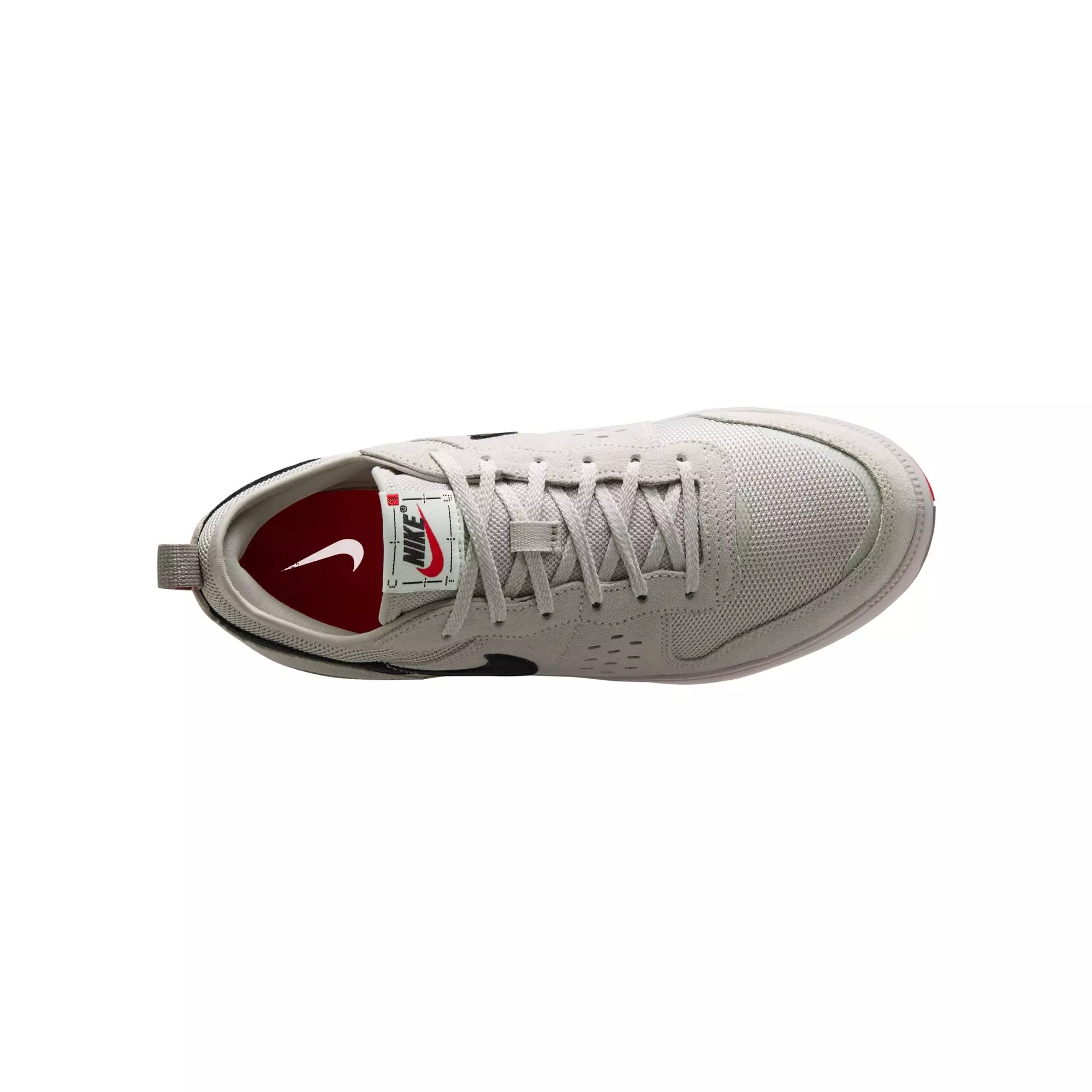 Nike C1TY "College Grey/Black/Vast Grey/Fire Red" Grade School Boys' Shoe - GREY/BLACK/RED