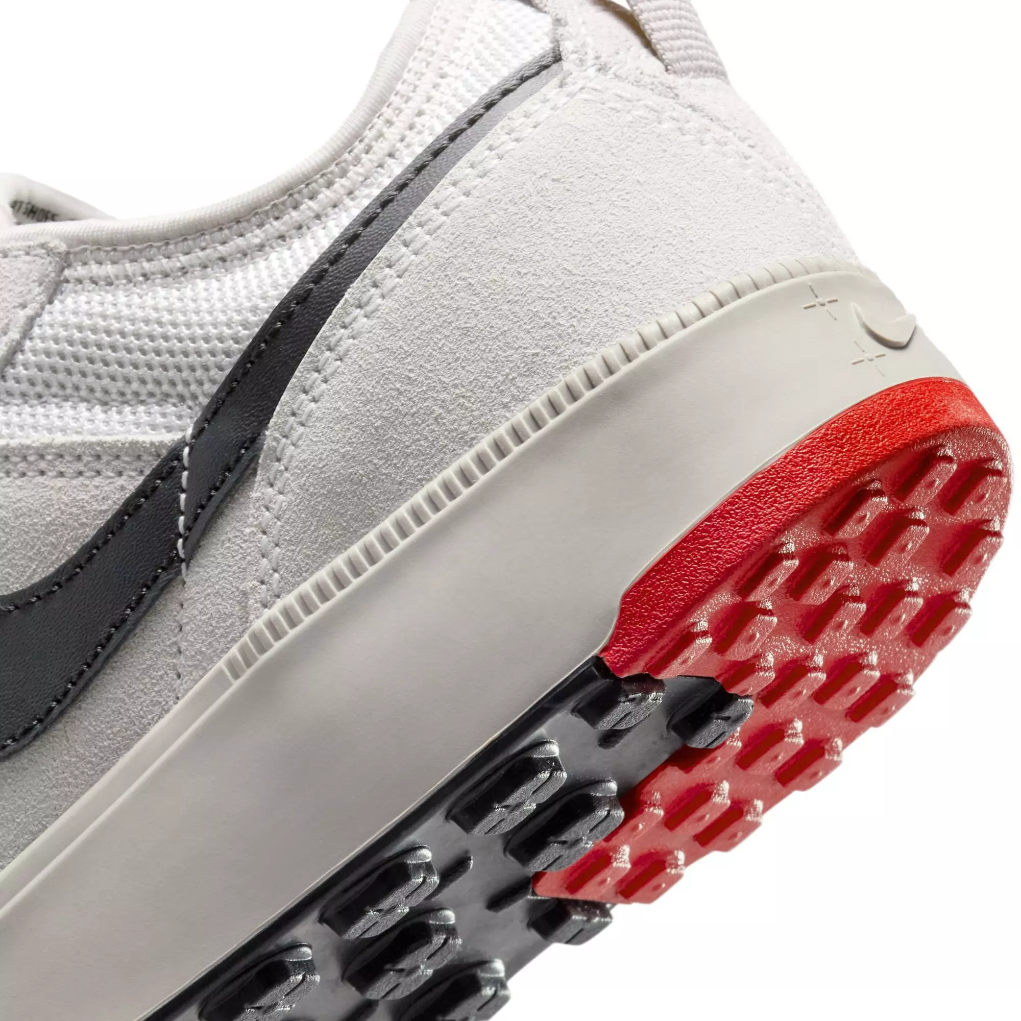 Nike C1TY "College Grey/Black/Vast Grey/Fire Red" Grade School Boys' Shoe - GREY/BLACK/RED