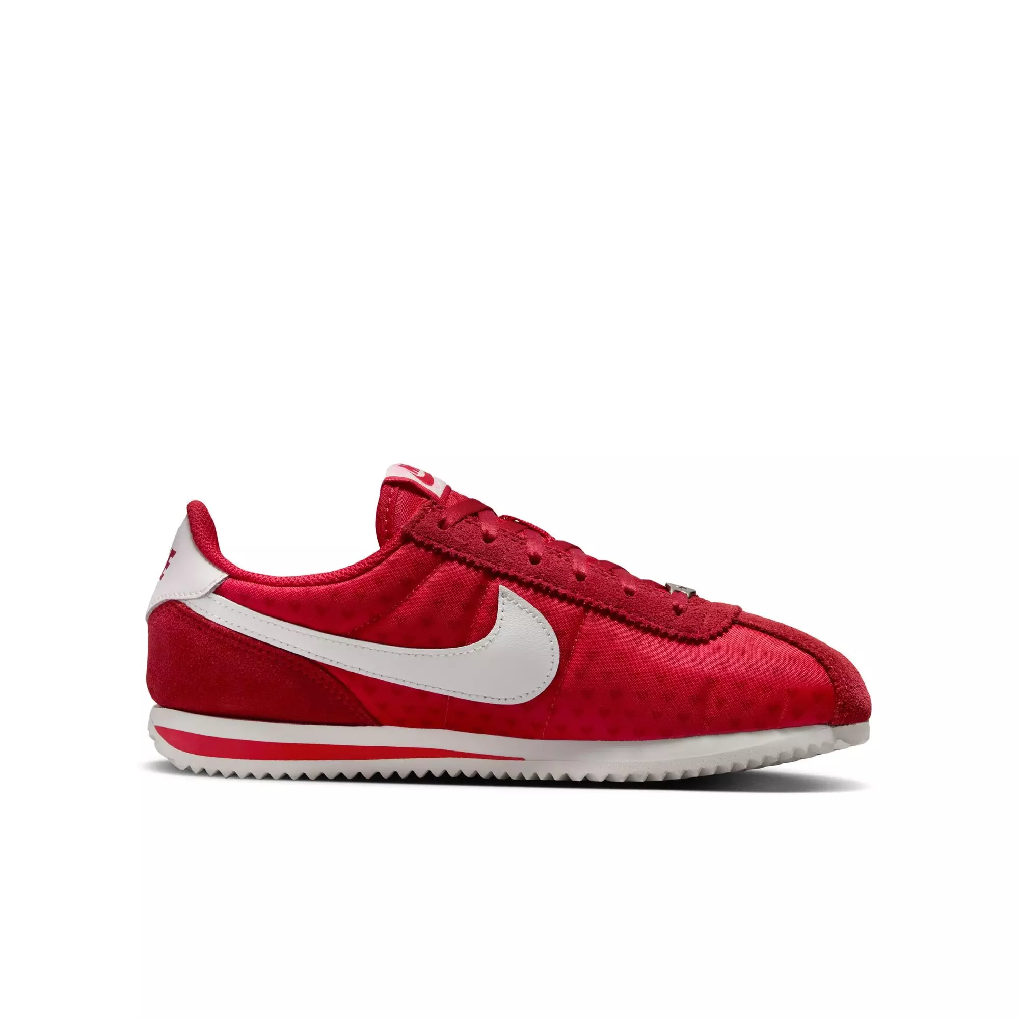 Nike Cortez "Lt Crimson/Summit White/Fire Red" Grade School Boys' Shoe - WHITE/BLACK