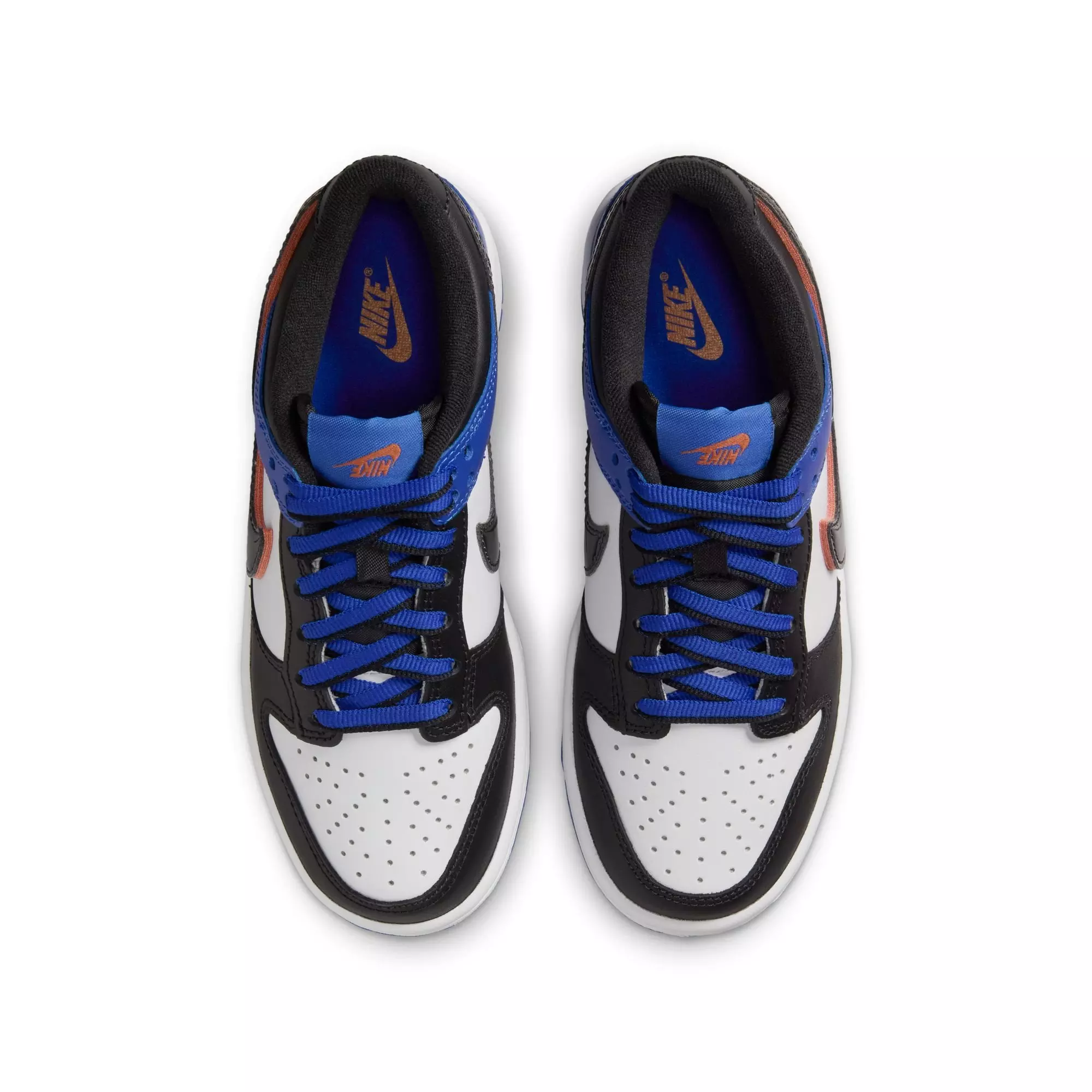 Nike Dunk Low SE "Black Toe" Grade School Kids' Shoe - BLUE/BLACK
