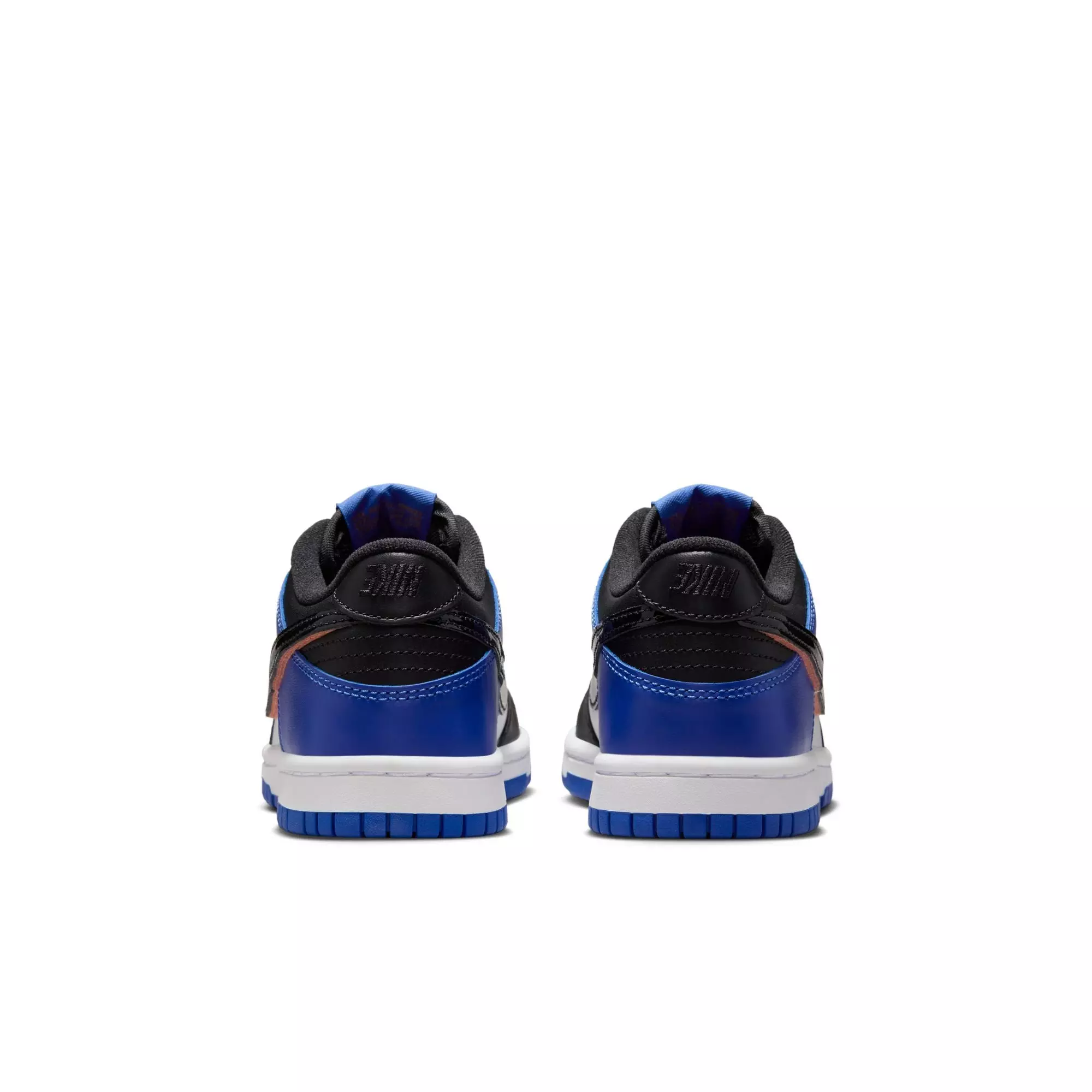 Nike Dunk Low SE "Black Toe" Grade School Kids' Shoe - BLUE/BLACK