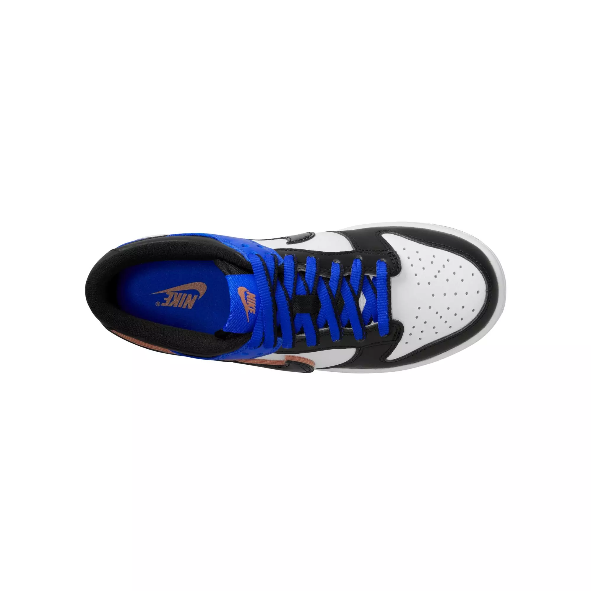 Nike Dunk Low SE "Black Toe" Grade School Kids' Shoe - BLUE/BLACK