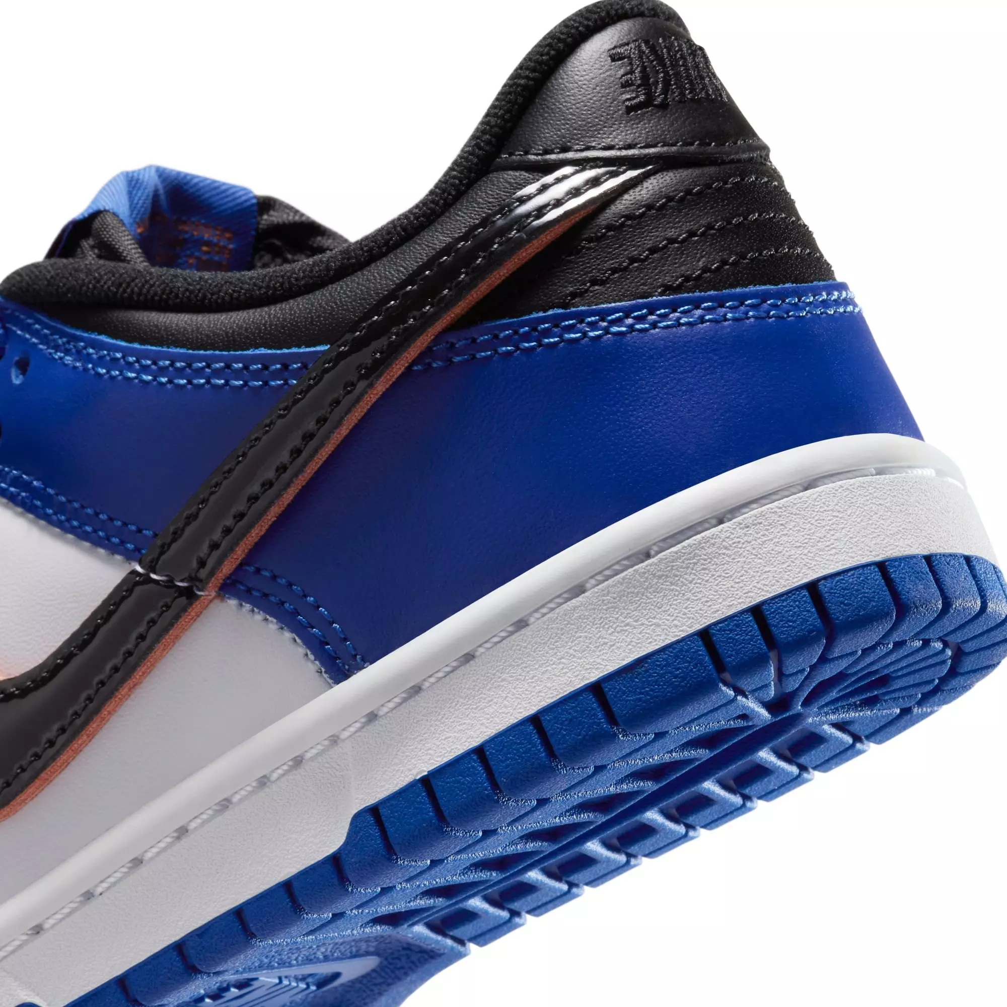 Nike Dunk Low SE "Black Toe" Grade School Kids' Shoe - BLUE/BLACK