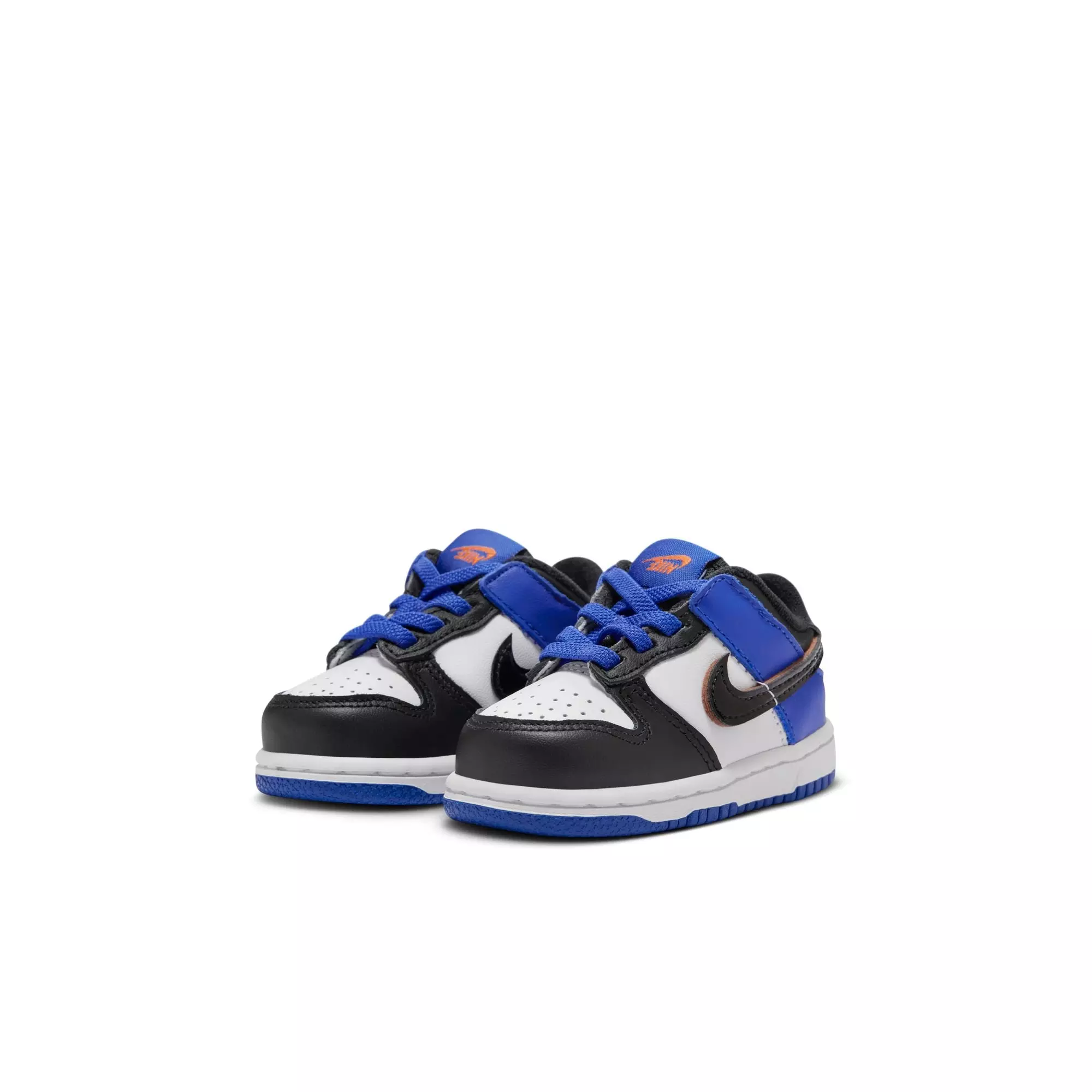 Nike Dunk Low SE "White/Black/Racer Blue/Terra Blush" Toddler Boys' Shoe - BLUE/BLACK