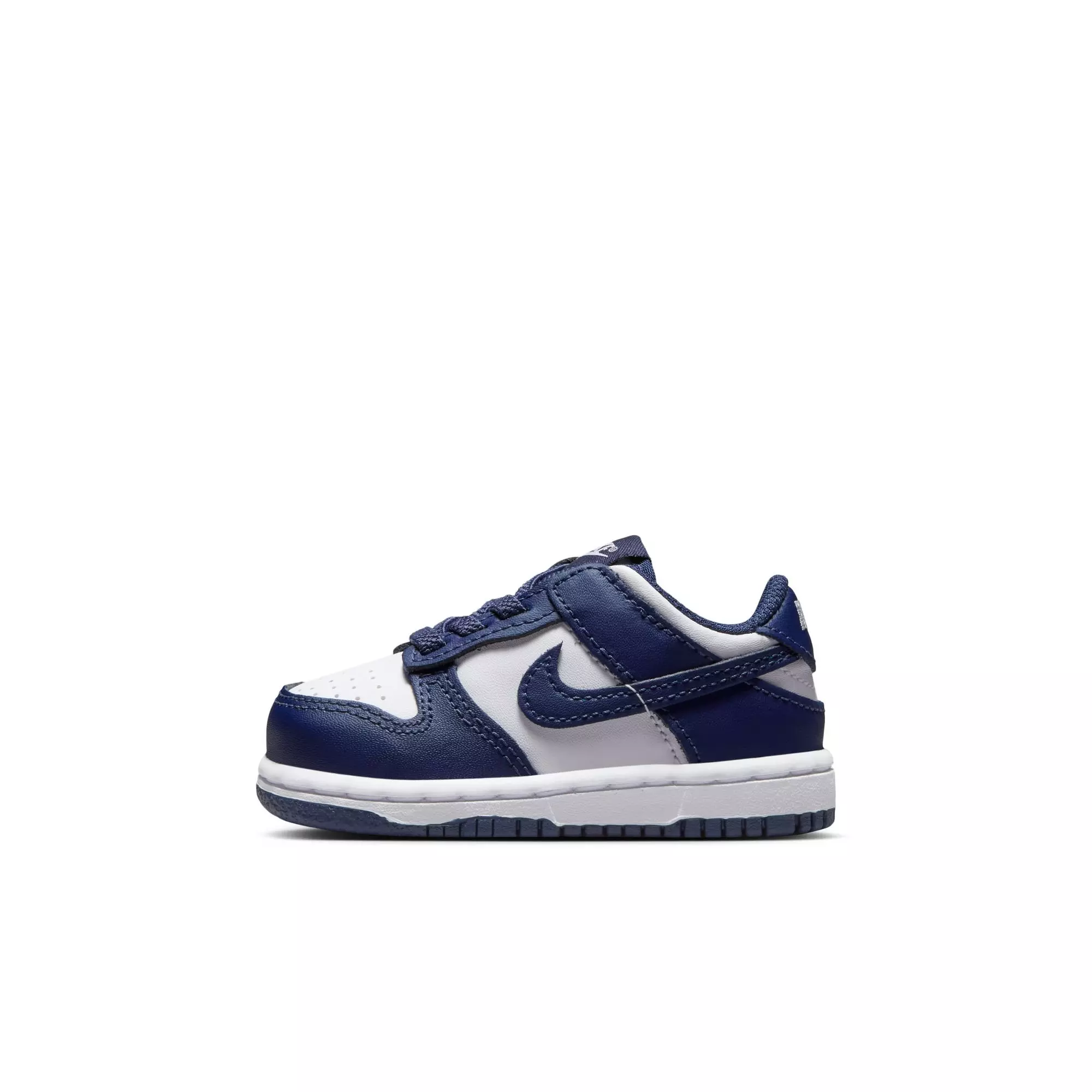 Nike Dunk Low "White/Midnight Navy" Toddler Boys' Shoe - NAVY/WHITE