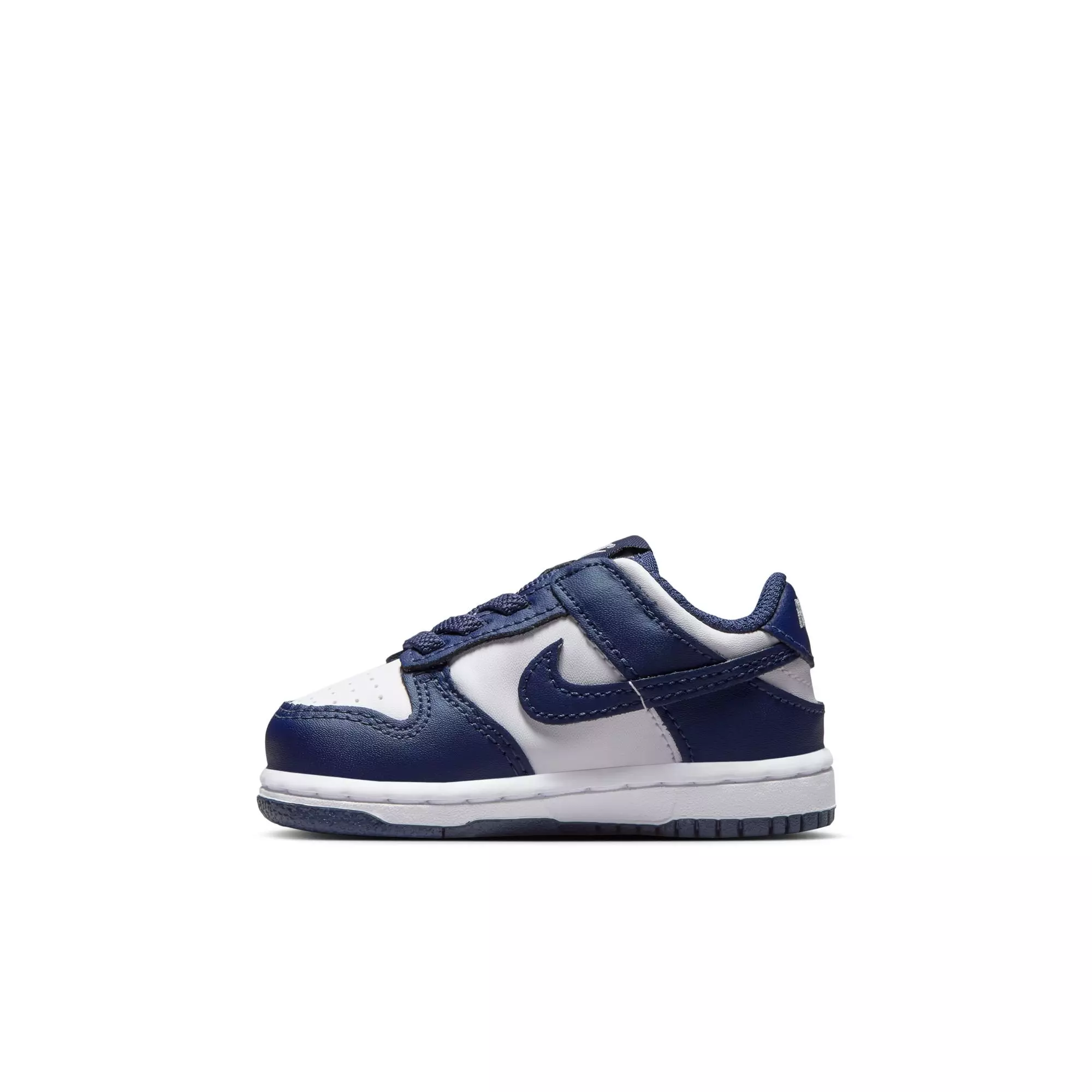 Nike Dunk Low "White/Midnight Navy" Toddler Boys' Shoe - NAVY/WHITE