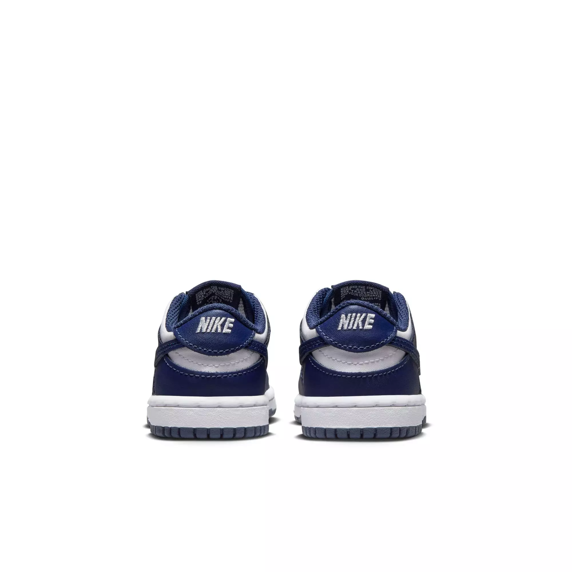 Nike Dunk Low "White/Midnight Navy" Toddler Boys' Shoe - NAVY/WHITE