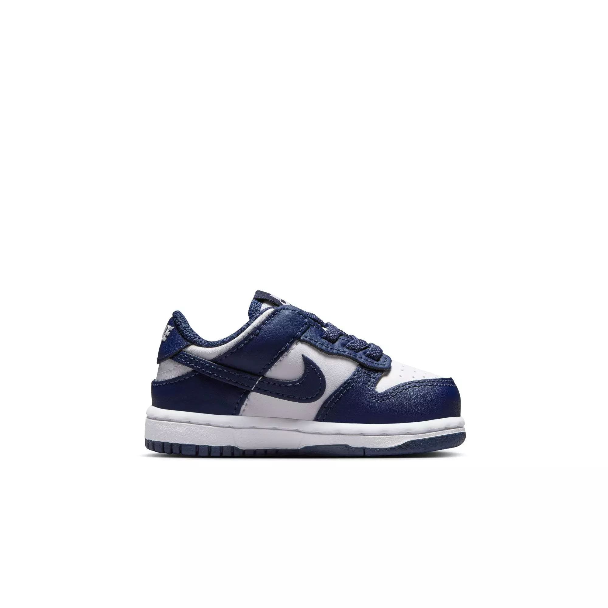Nike Dunk Low "White/Midnight Navy" Toddler Boys' Shoe - NAVY/WHITE