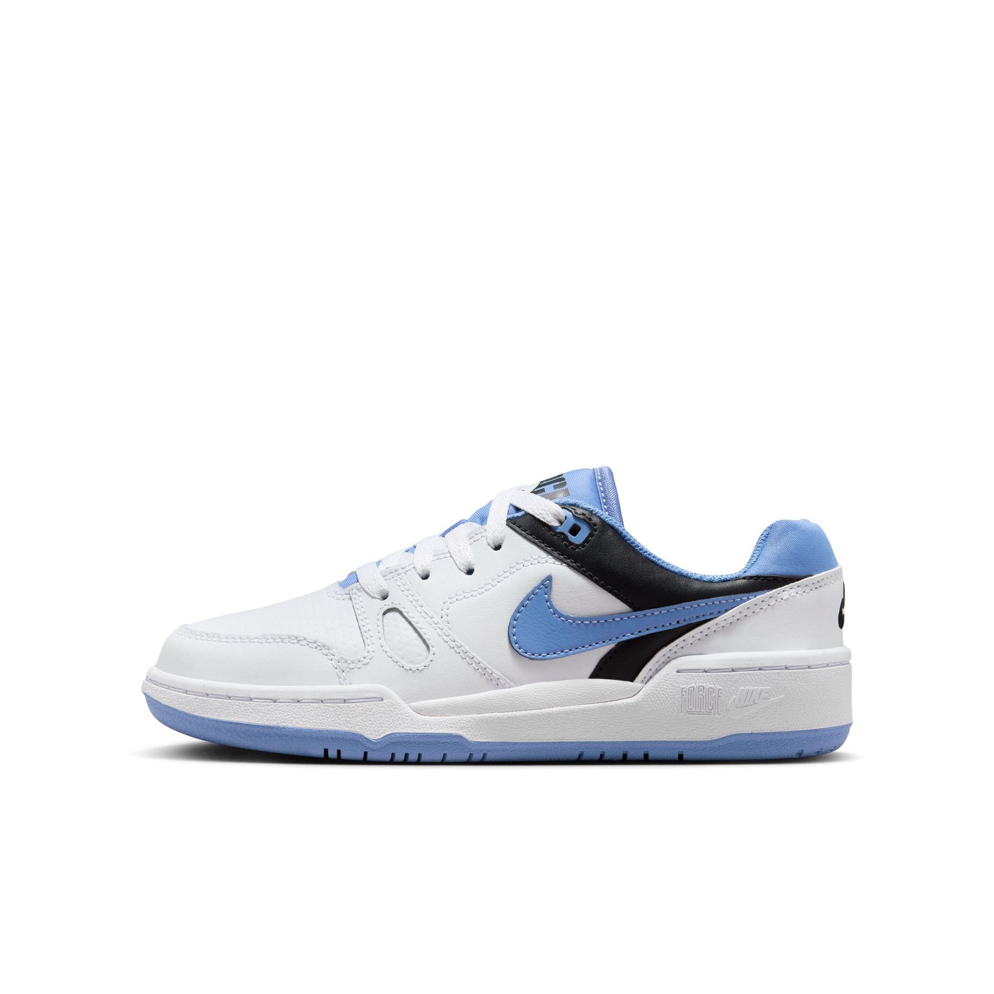 Nike Full Force Low Grade School Boys' "White/Polar Black" Shoe