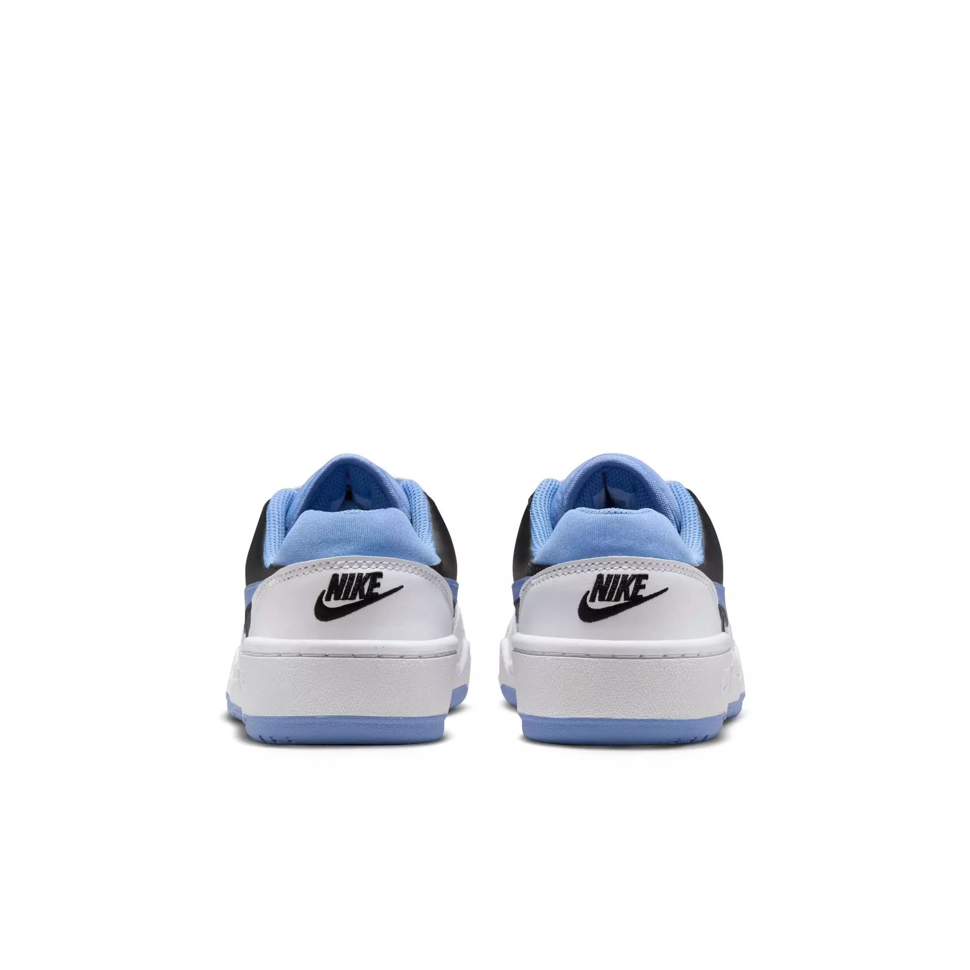 Nike Full Force Low "White/Polar Black" Grade School Boys' Shoe - WHITE/BLUE