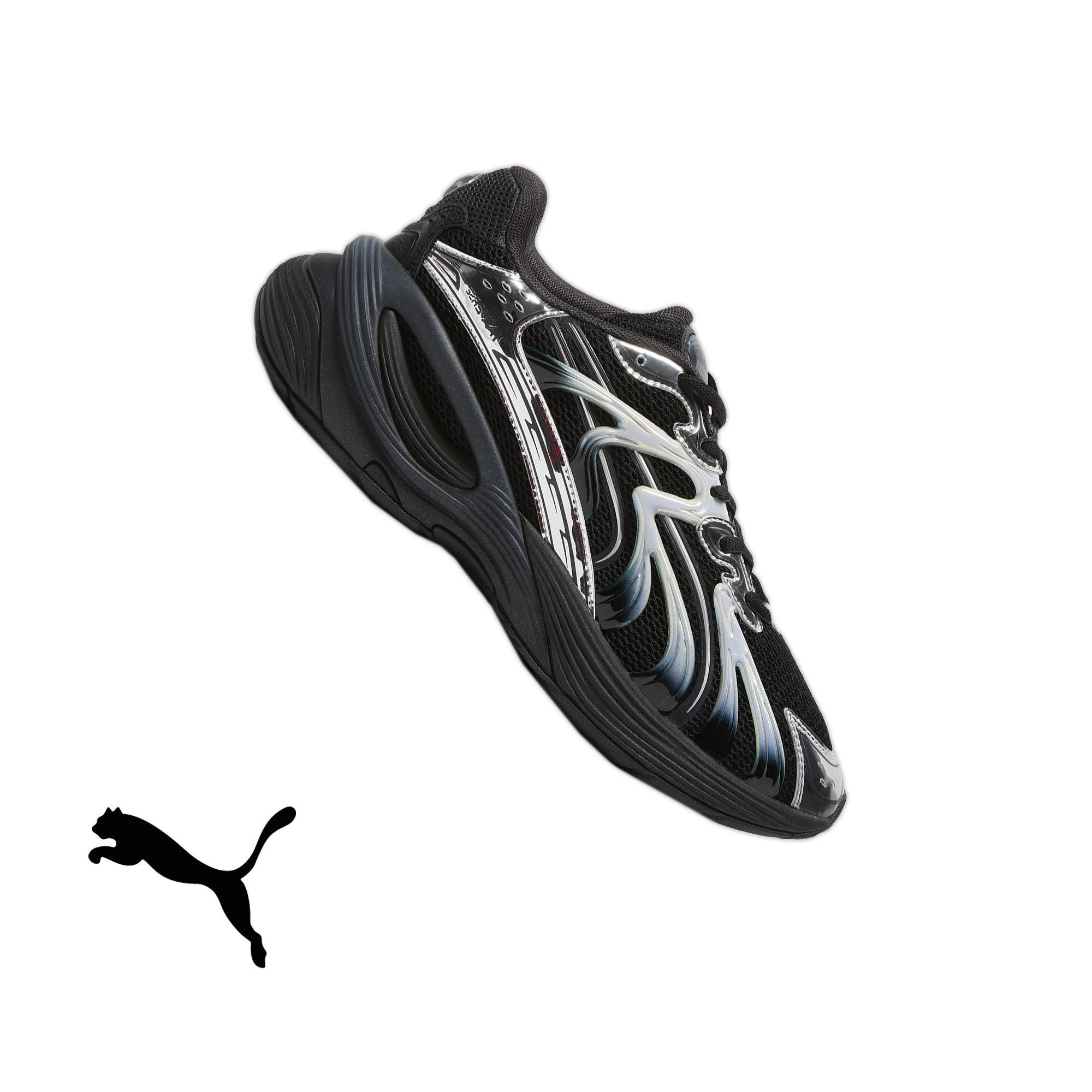 Puma fur shoes gold clearance