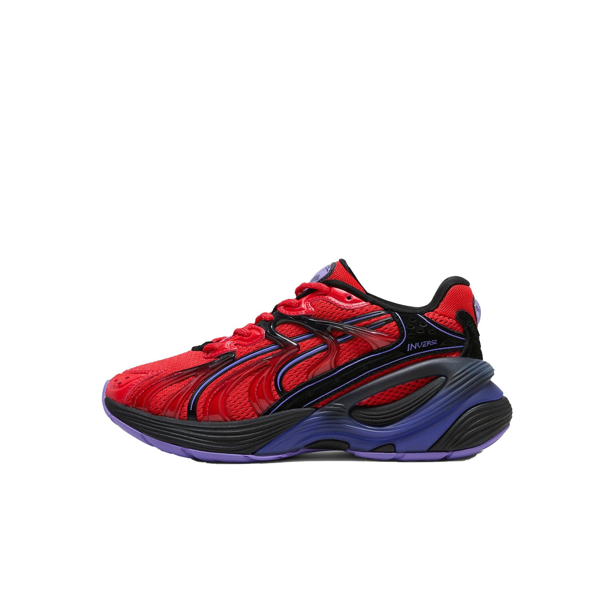 PUMA Inverse Chrome "Red/Dark Amethyst" Grade School Kids' Shoe